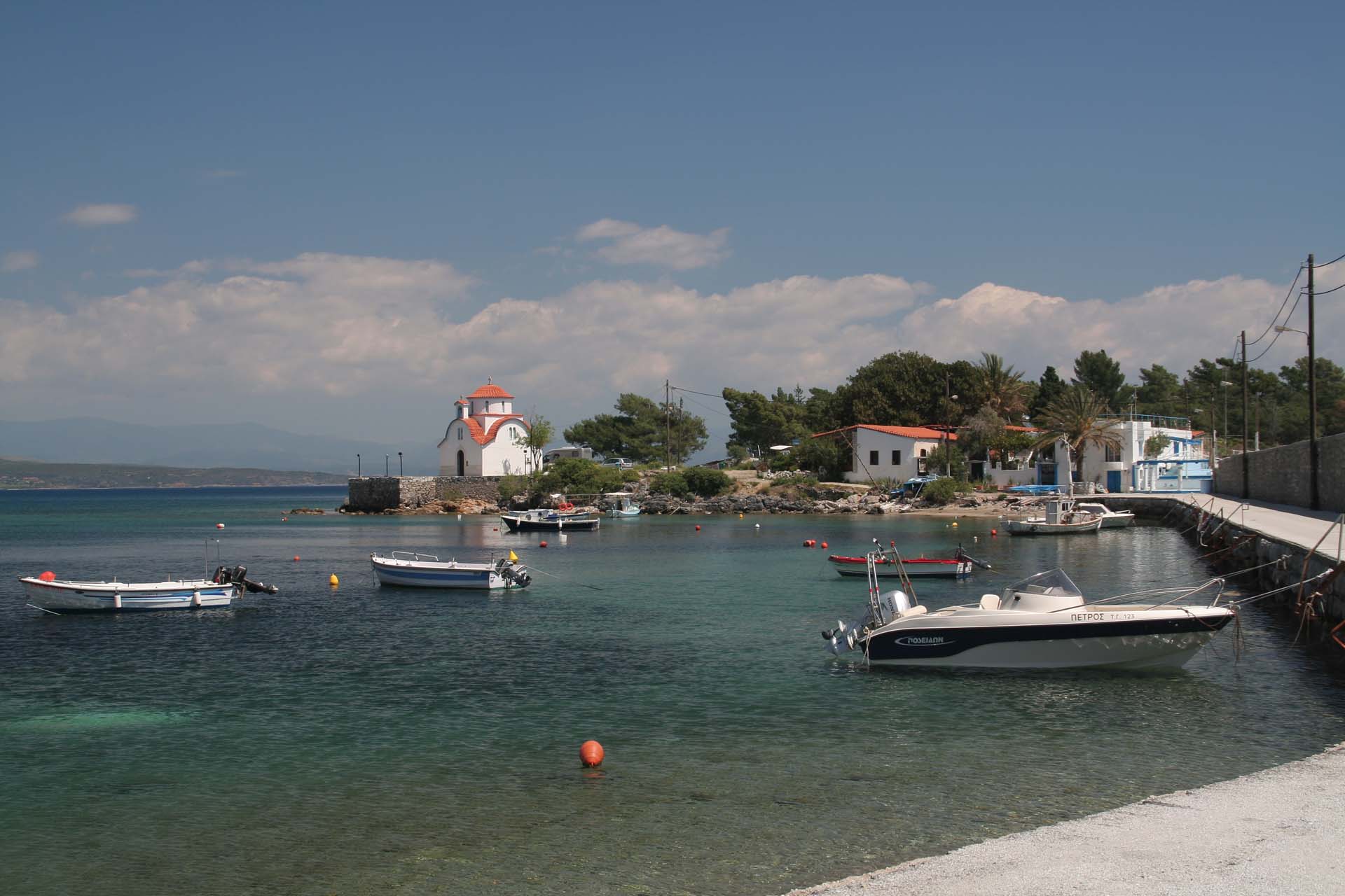 Der Hafen von Githio