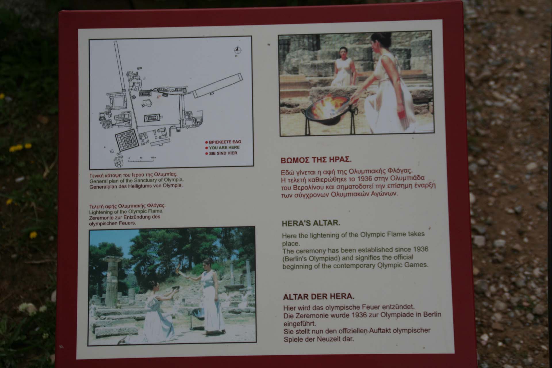 Das Olympische Feuer