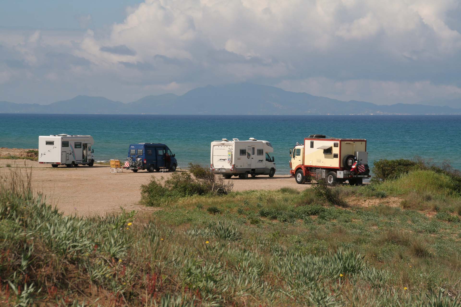 Kyllini Beach im Frühjahr