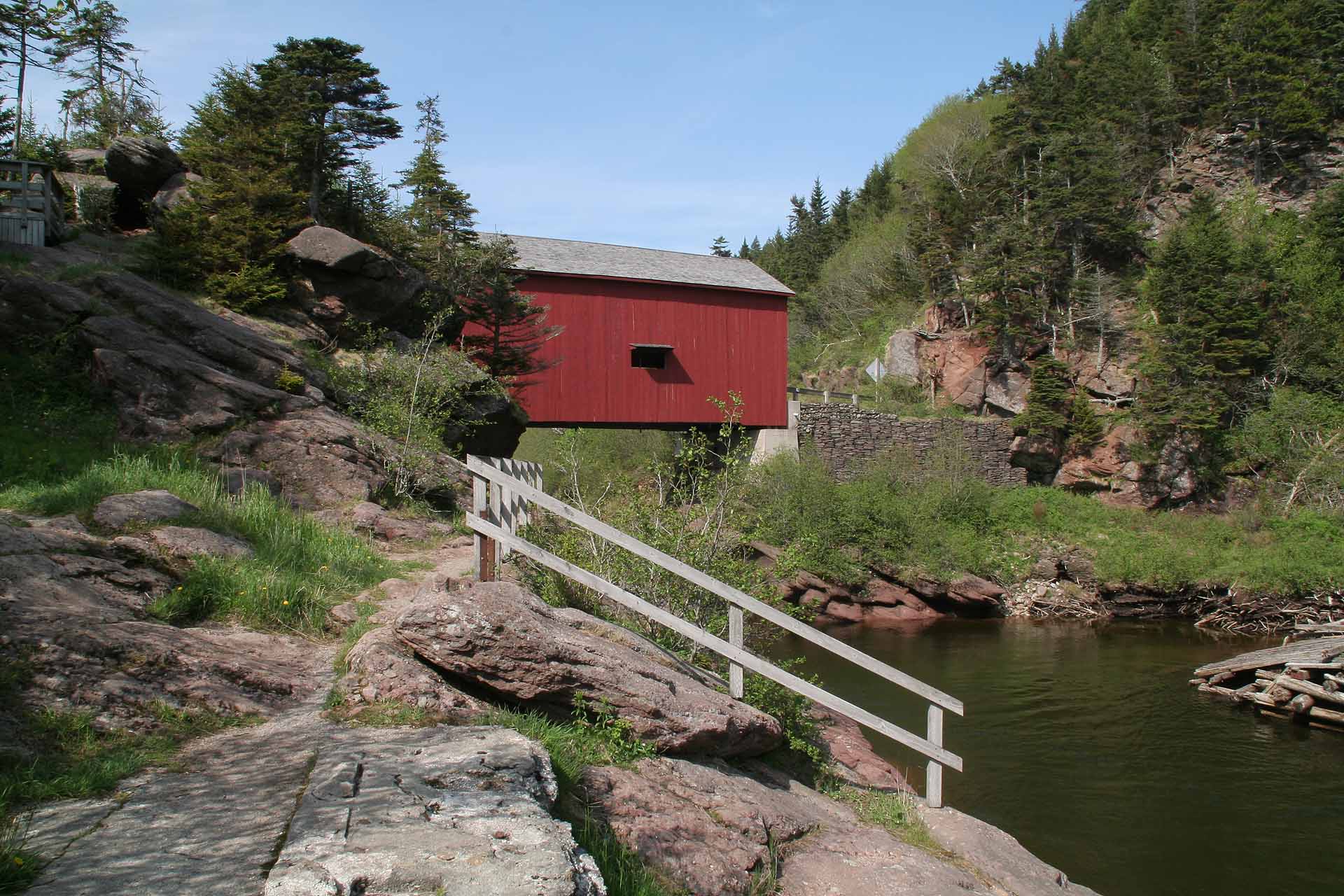 New Brunswick, Fundy Nationalpark - Coverd Bridge