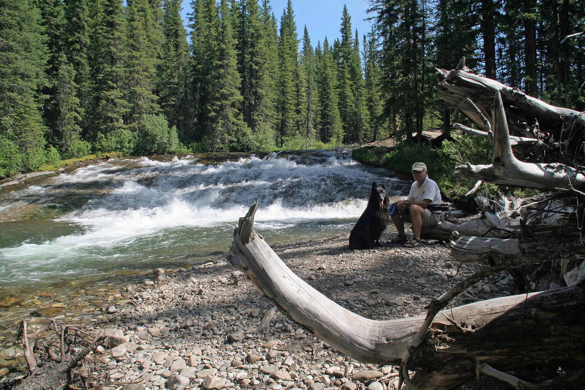 Alberta, Livingstone Falls an der Forestry Trunk Road
