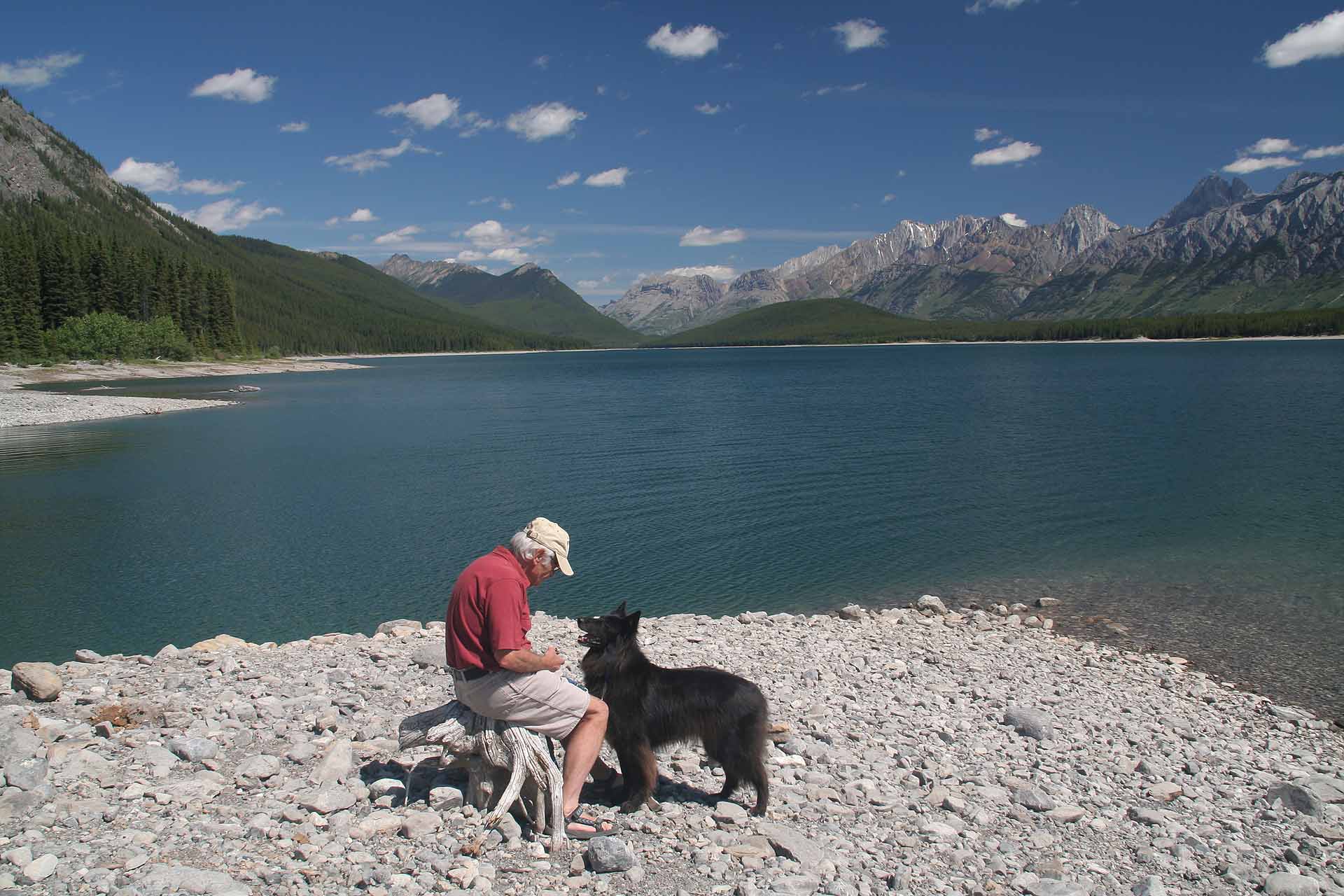 Alberta am Kananaskis Lakes Trail