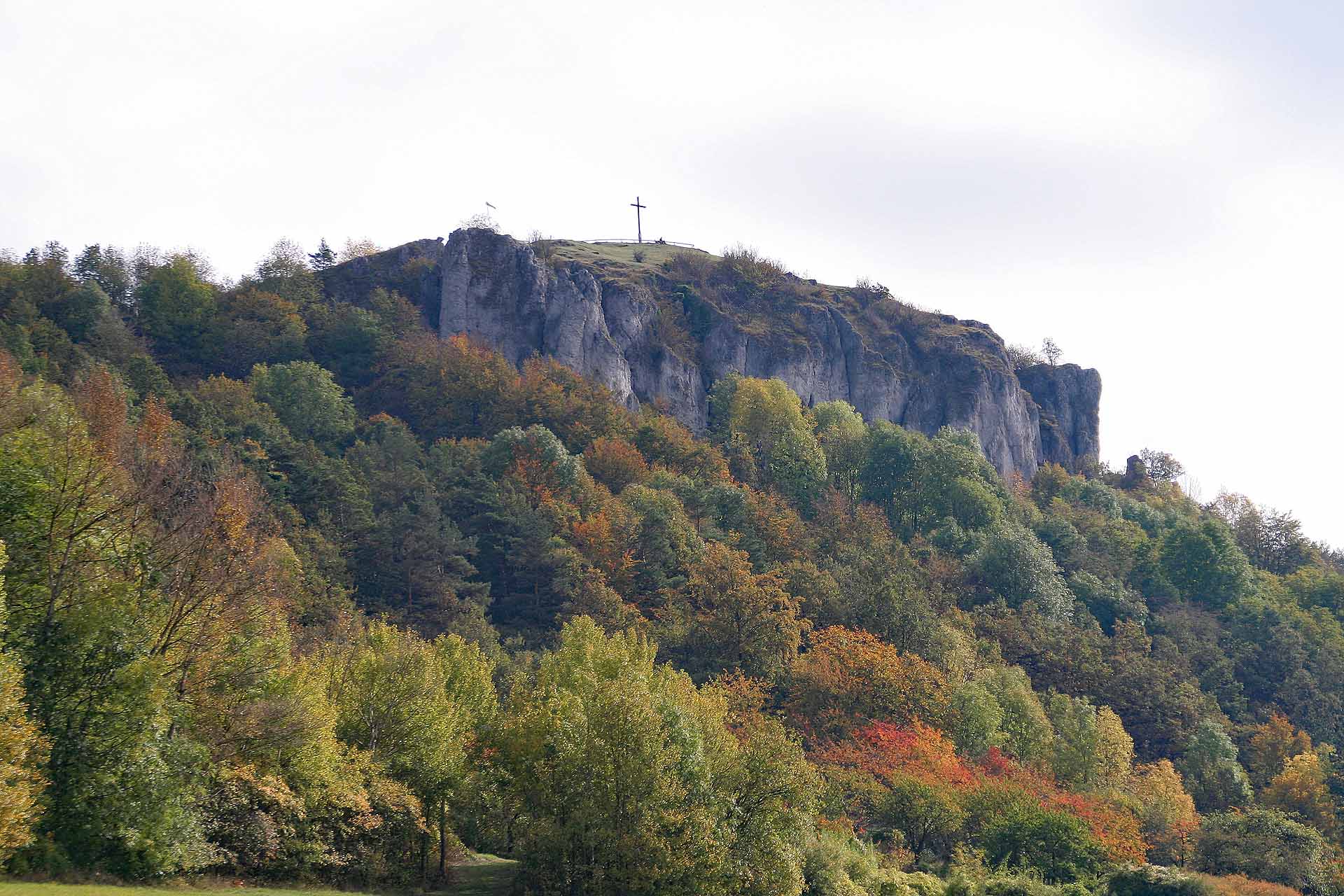 Das Walberla von unten