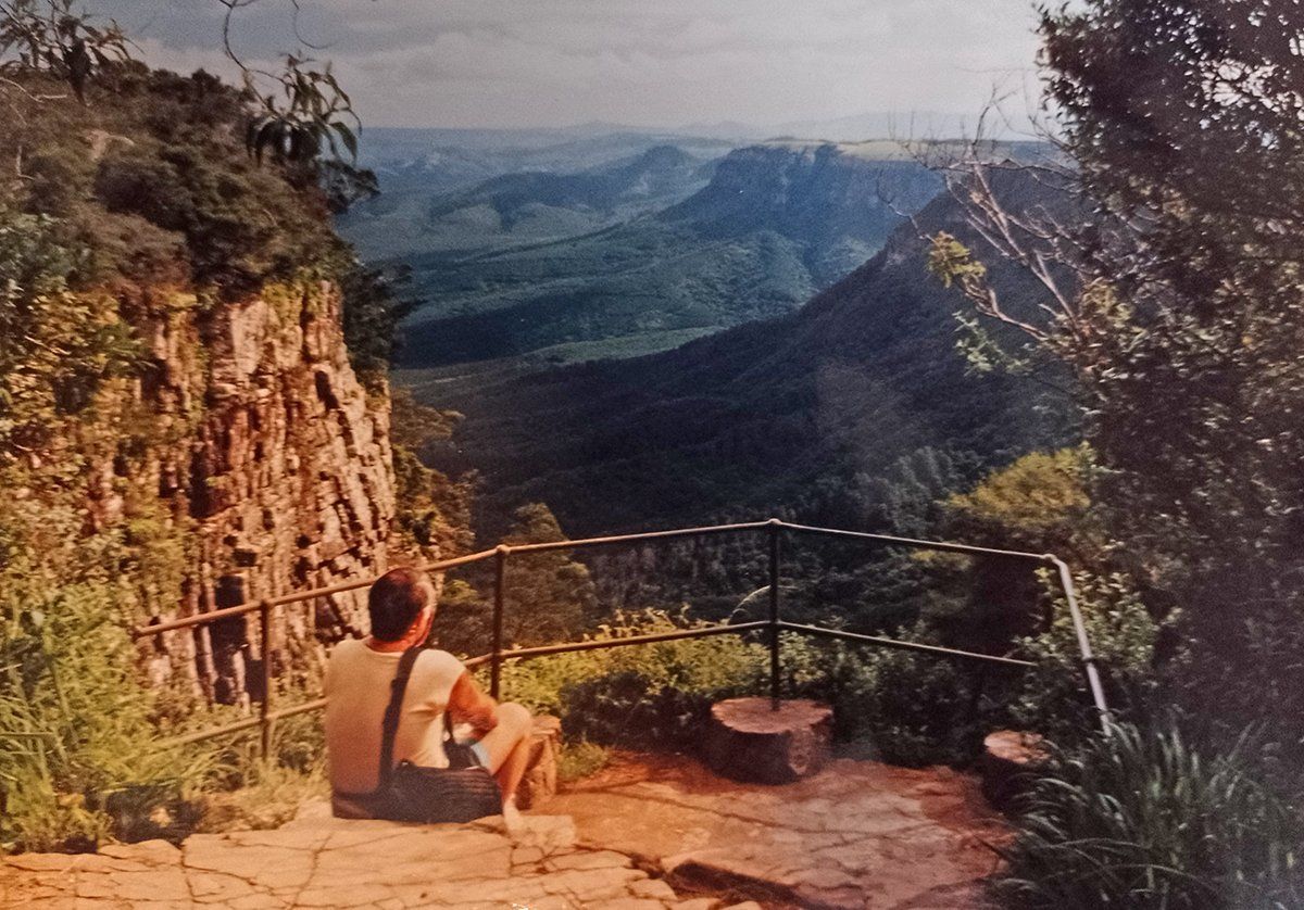 Südafrika, Blick durch Gods Window