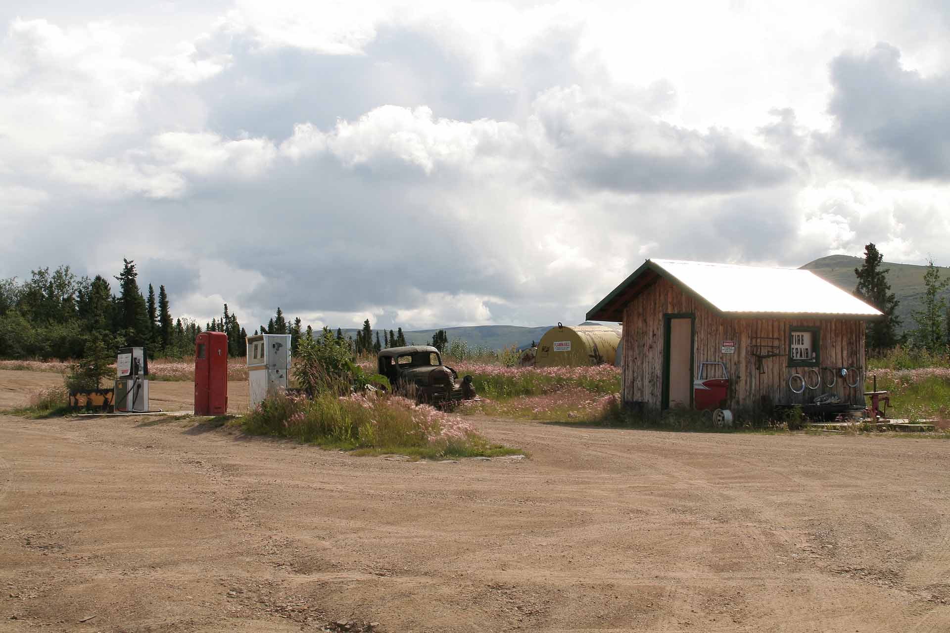 Taylor Highway, Alaska - Die landschftliche Lage ist einzigartig