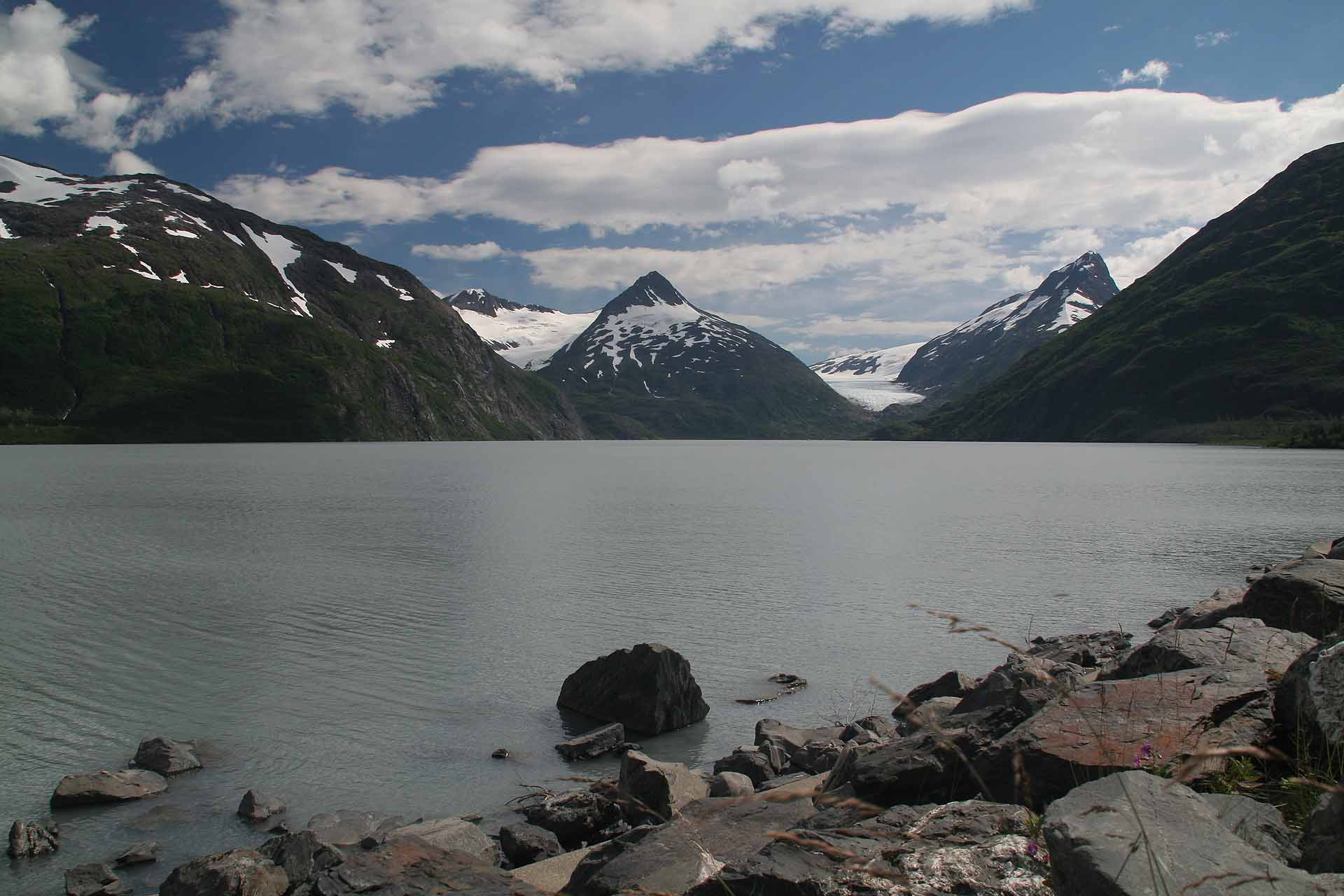Kenai Halbinsel, Alaska - Am Portage Gletschersee