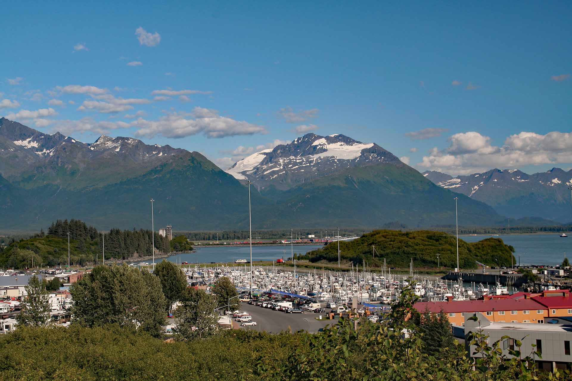 Der Hafen von Valdez, Alaska