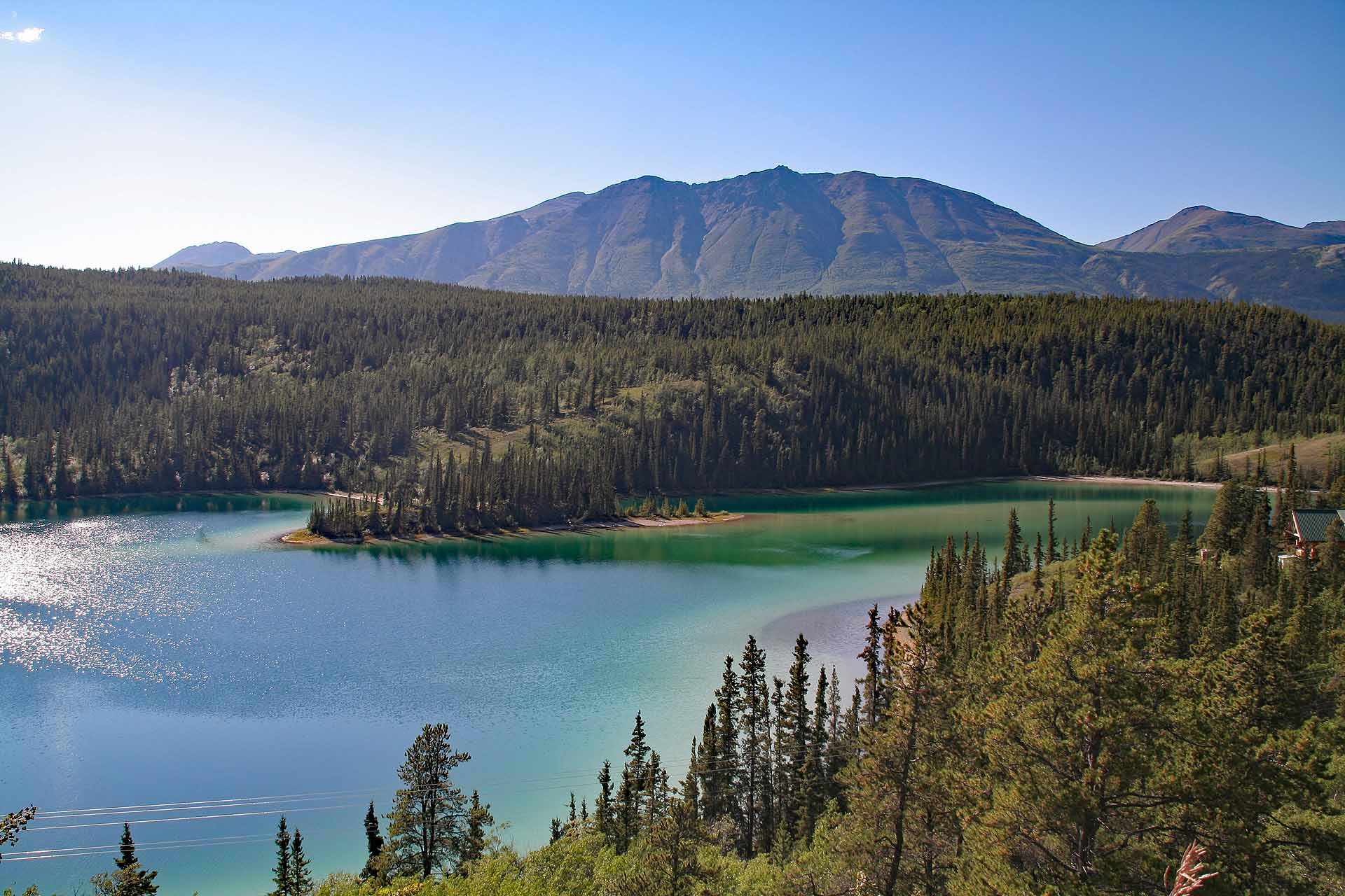 Panorama am Klondike Highway Süd