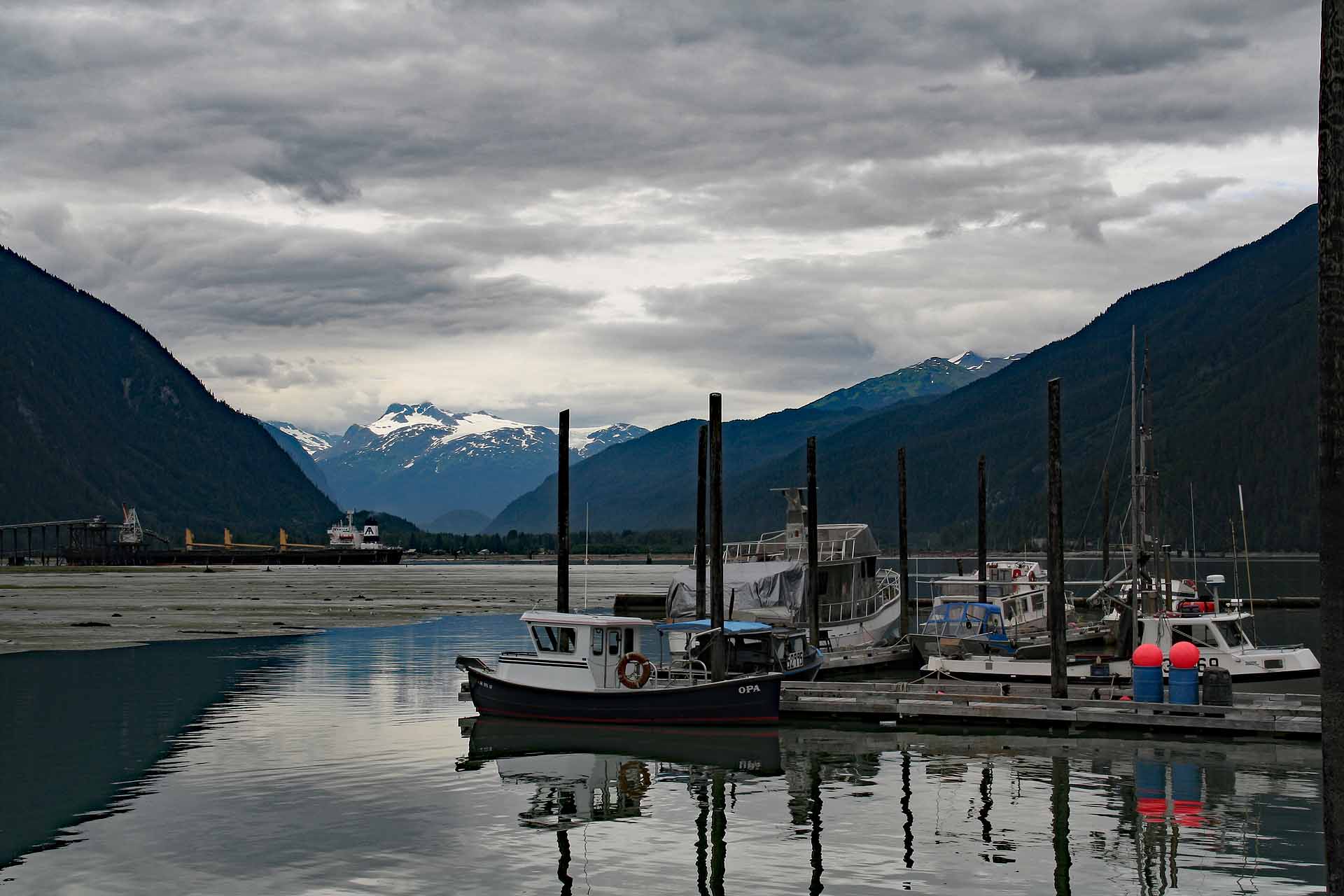 Hyder, am südlichsten Ende von Alaskas Panhandle