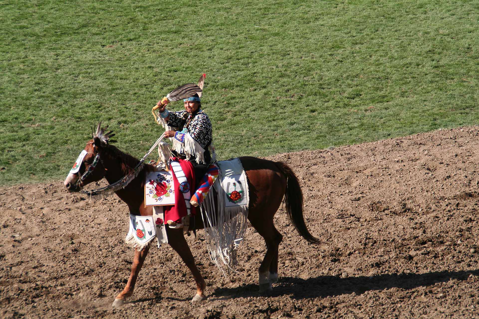Rodeo in Pendleton, Oregon - Auch die Stämme des Nordwestens nehmen am Rodeo teil