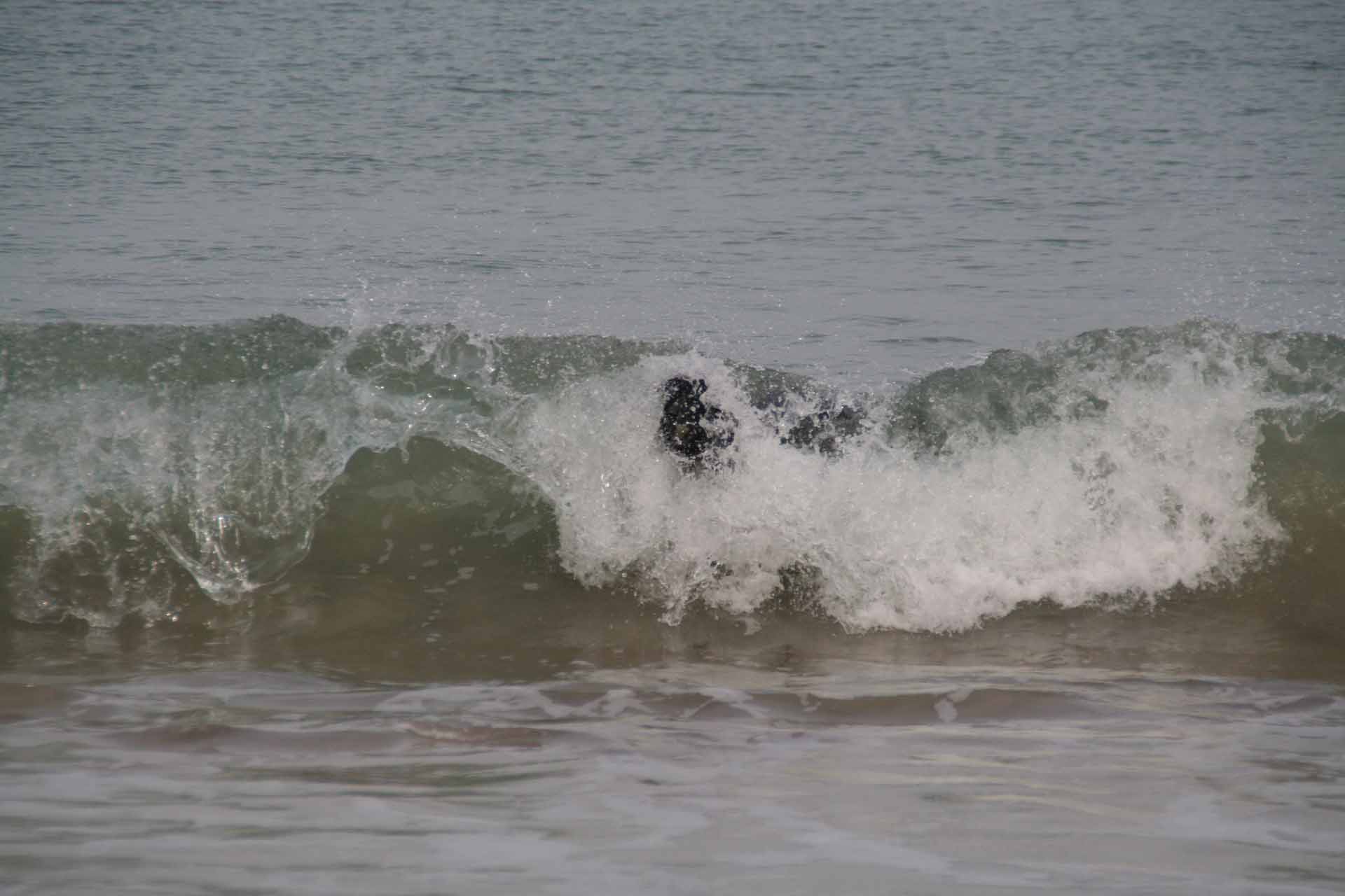 Pléhérel Plage - Voll erwischt!