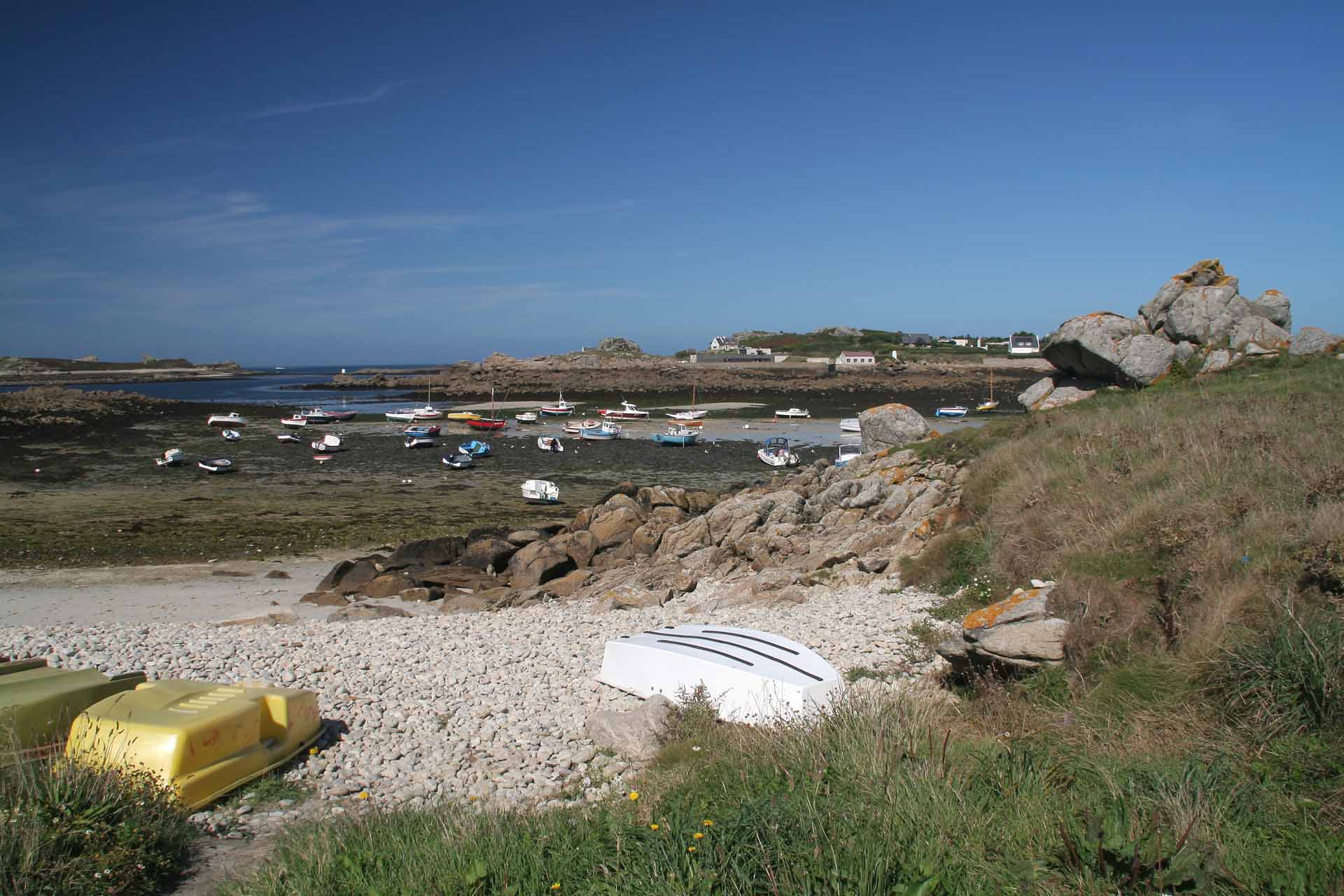 Bretagne, Porspoder bei Niedrigwasser