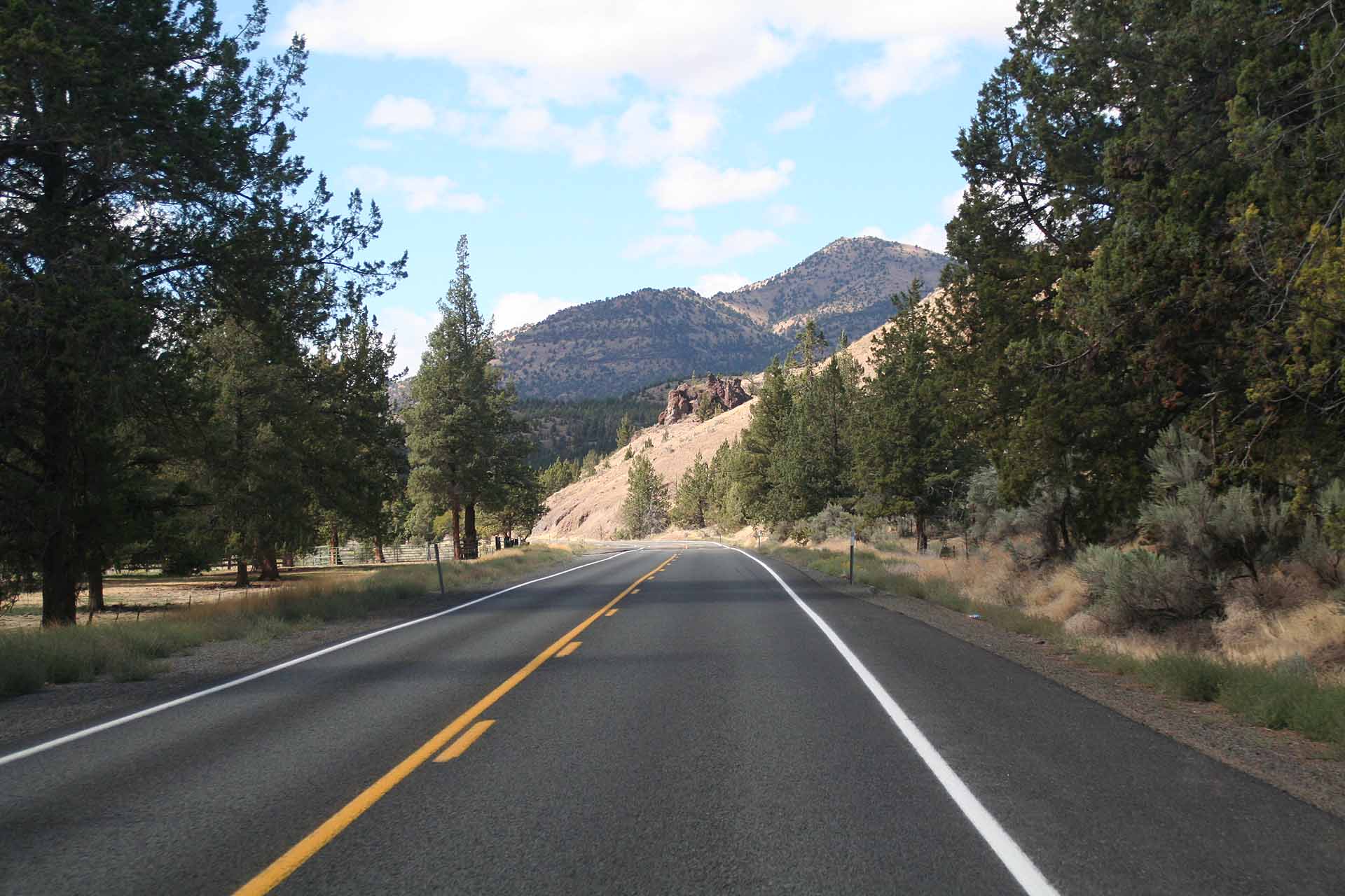 Am Highway 26 in Oregon