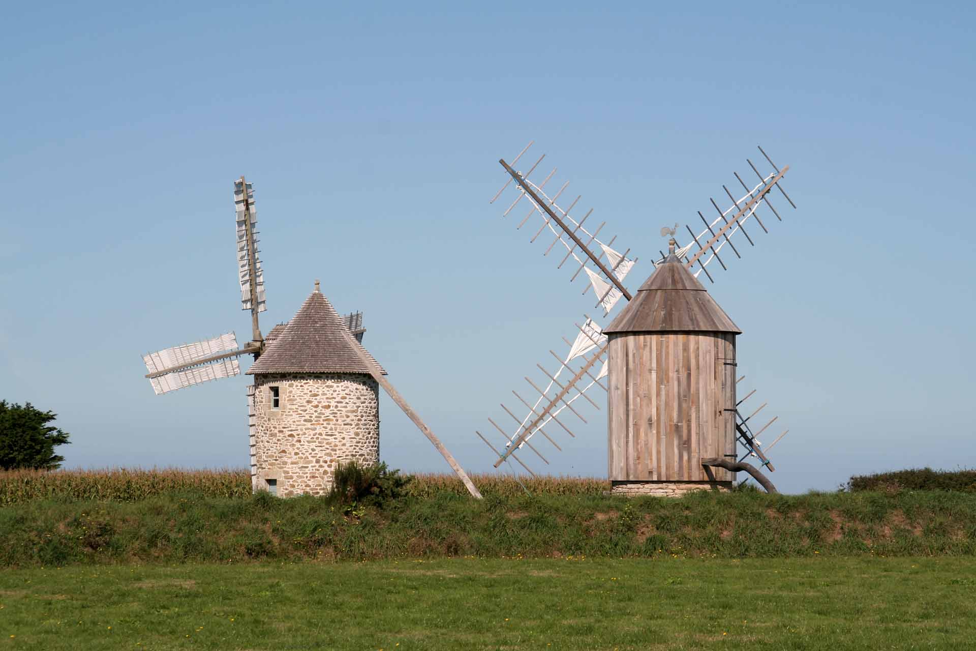 Windmühlen am Pointe du Van
