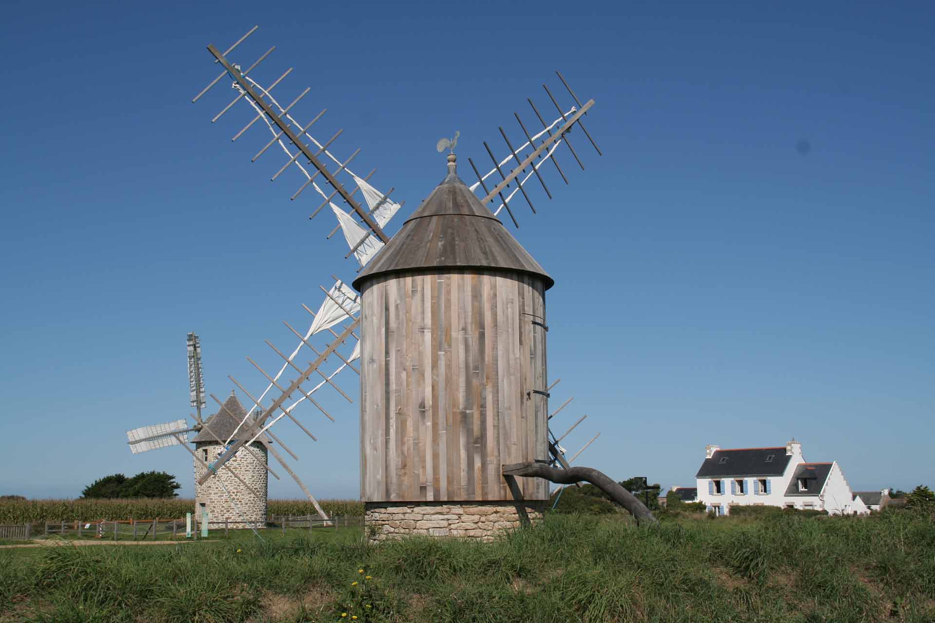 Windmühlen am Pointe du Van