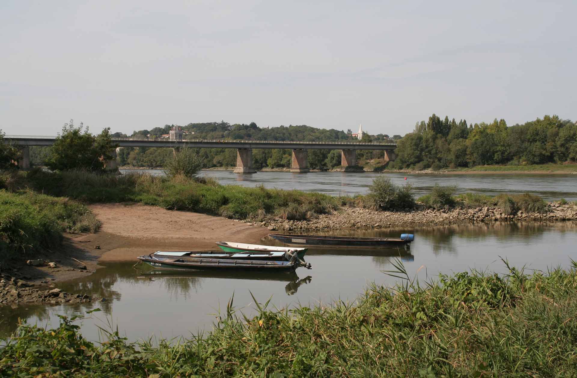 Champtoceaux an der Loire