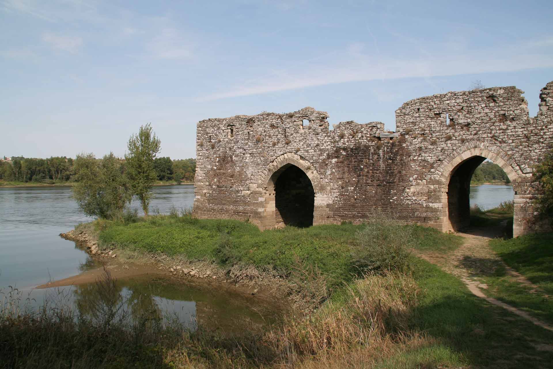 Champtoceaux an der Loire