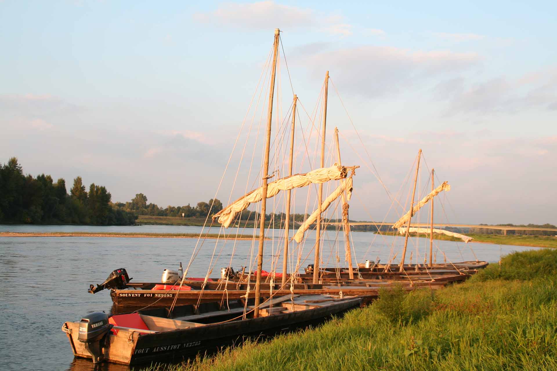 Abendstimmung an der Loire