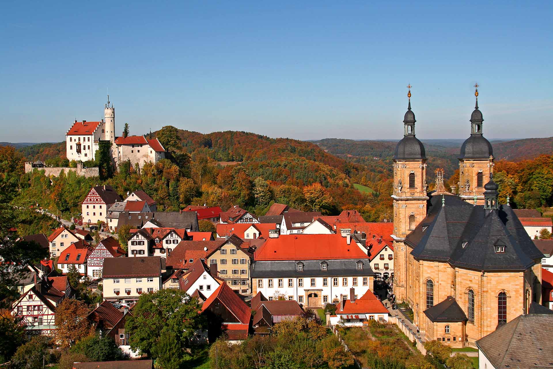 Gößweinstein,  Burg und Basilika