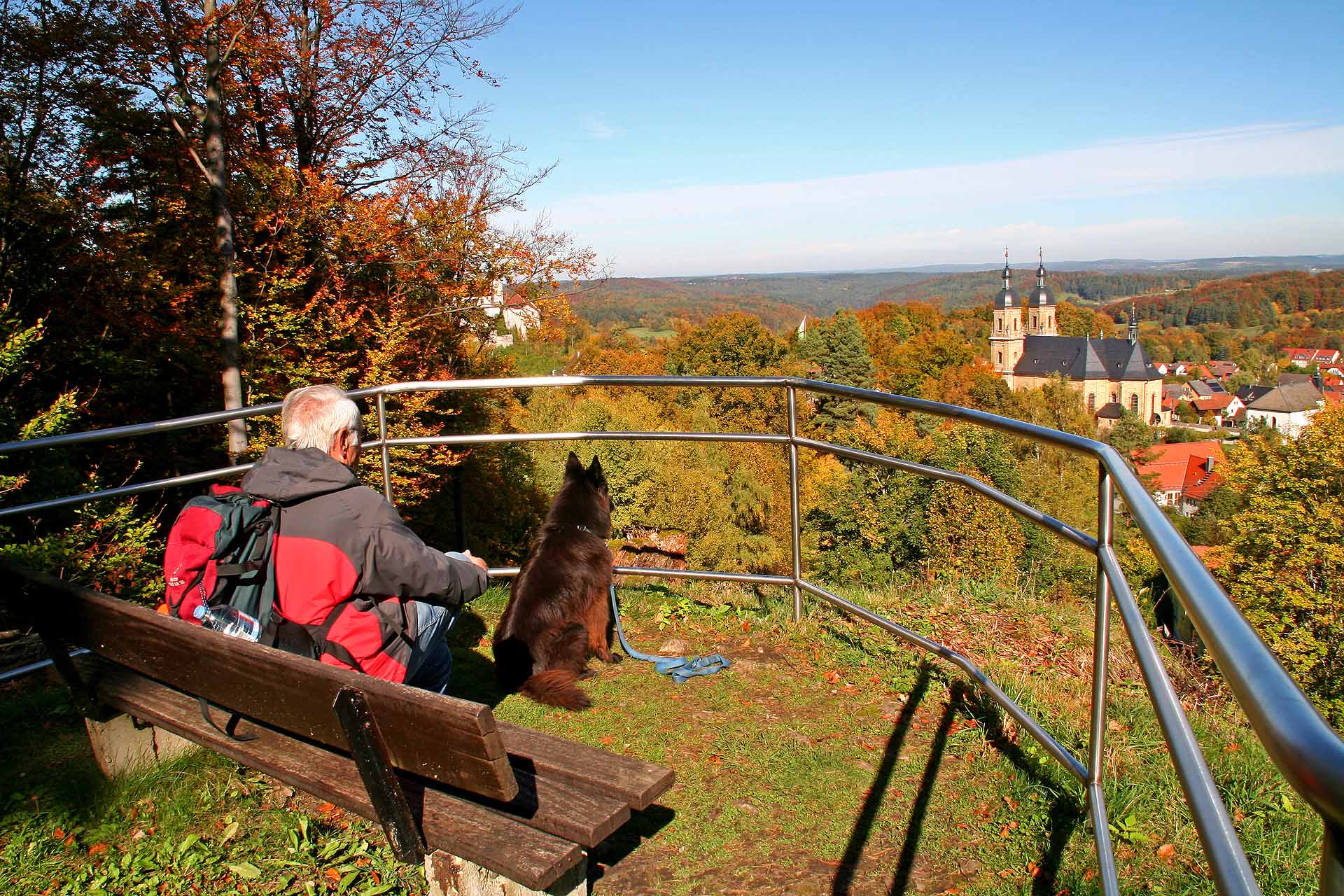 Blick auf Gößweinstein in der Fränkischen Schweiz Blick auf Gößweinstein in der Fränkischen Schweiz