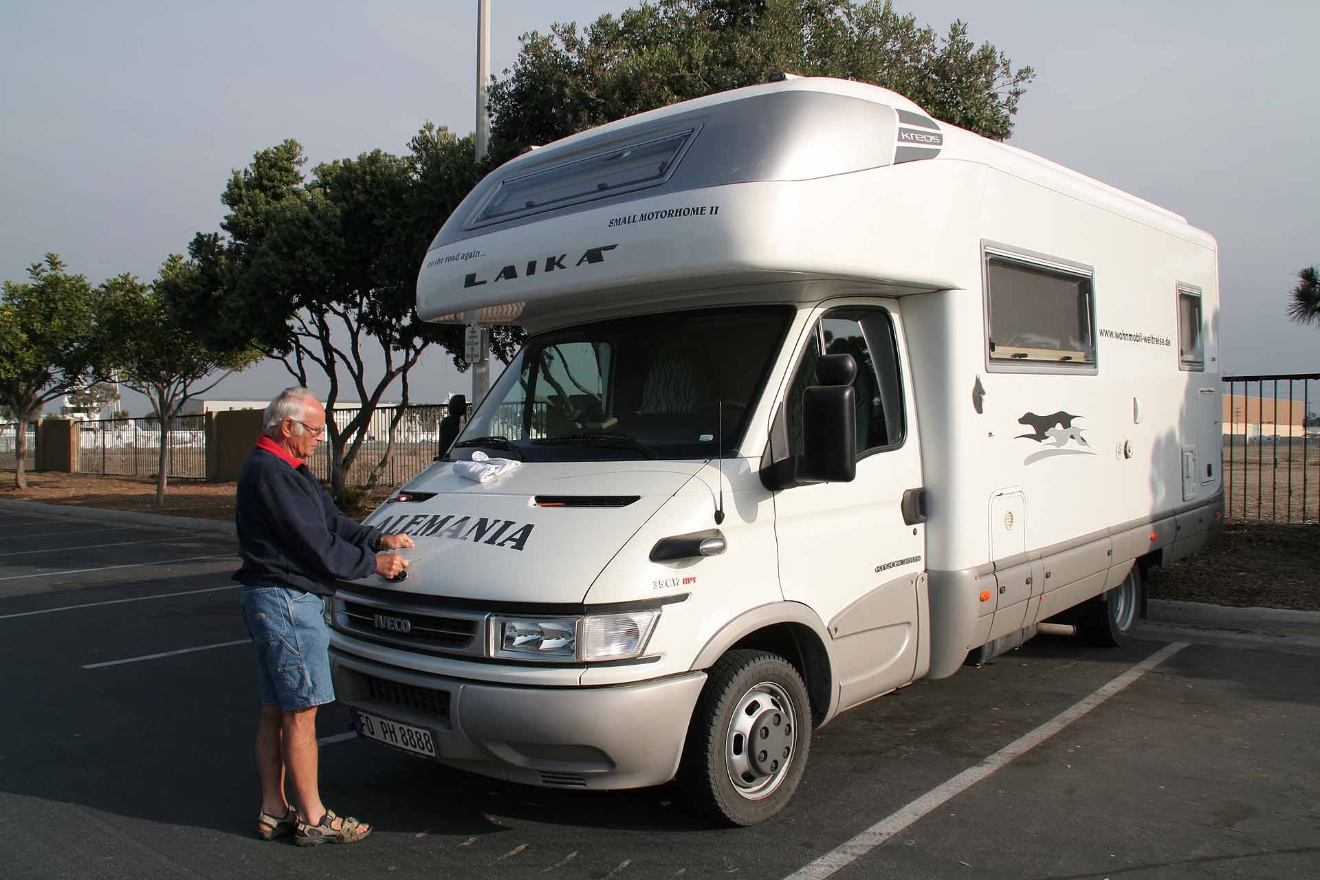 Letzte Amtshandlung vor dem Grenzübertritt nach Mexiko