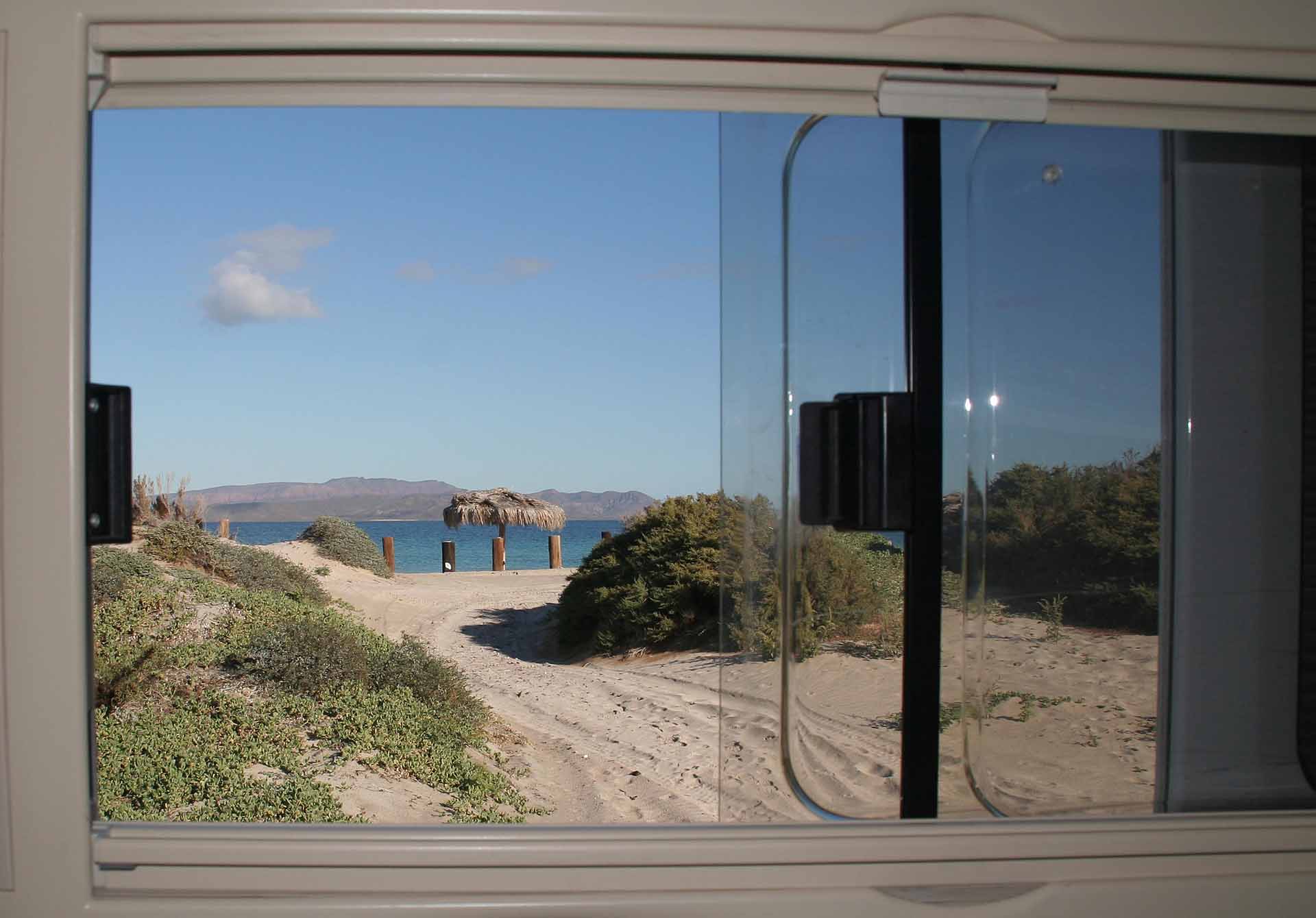 Baja California, Mexiko - Camping am Playa el Tecolote