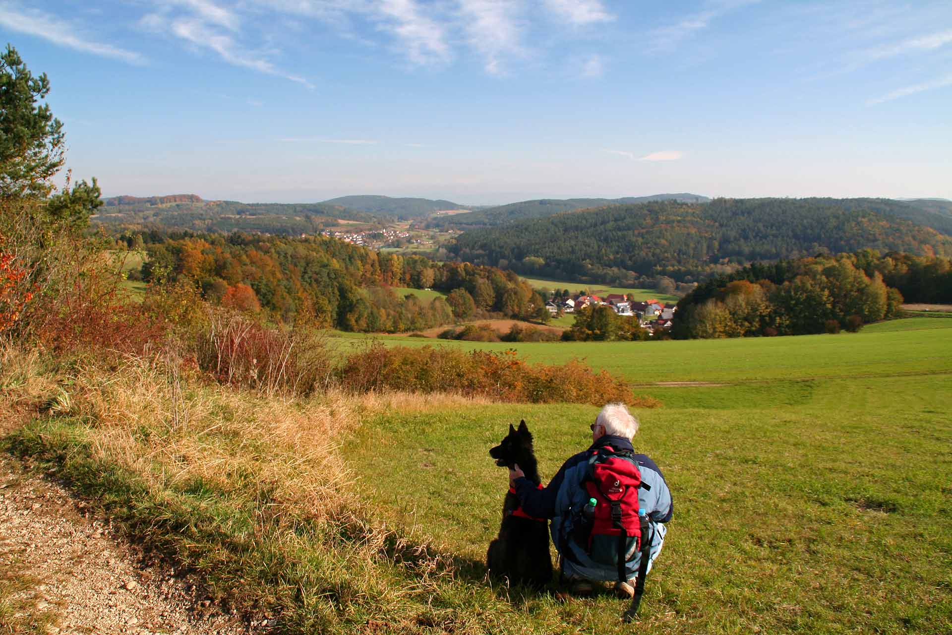Herbstwanderung bei Obernsees