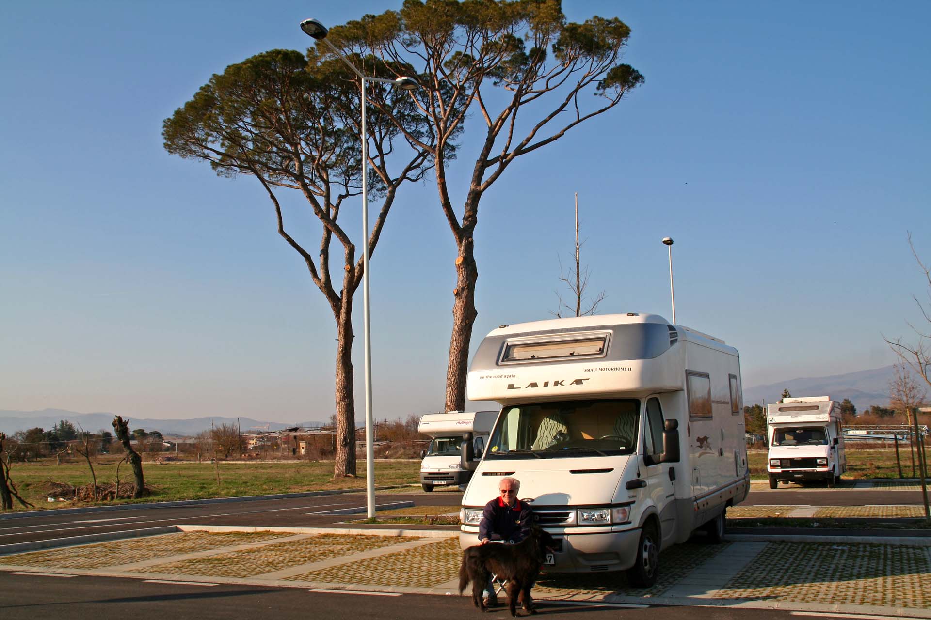 Toskana - Der Stellplatz von Arezzo
