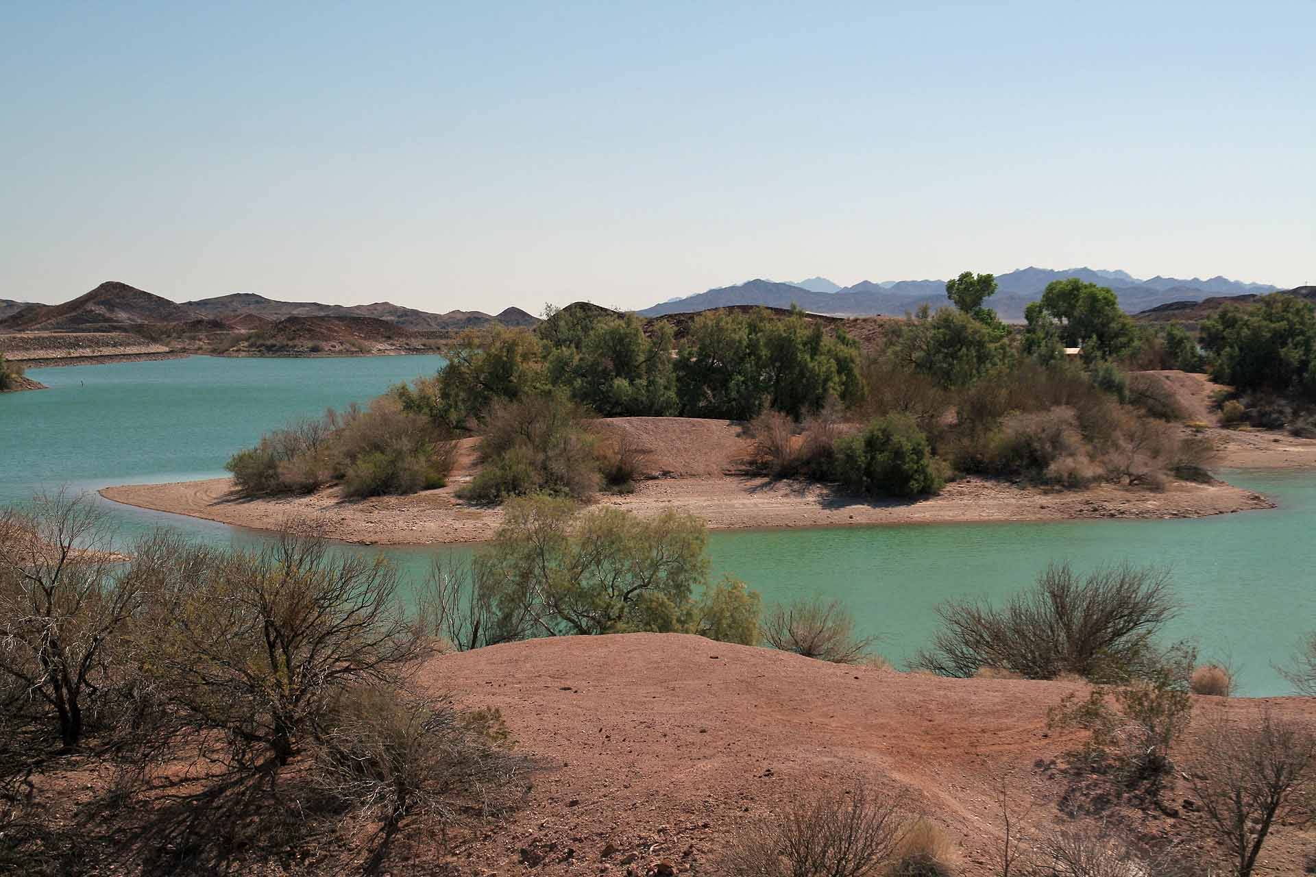 Winterhaven bei Yuma, AZ/CA - Seeumrundung