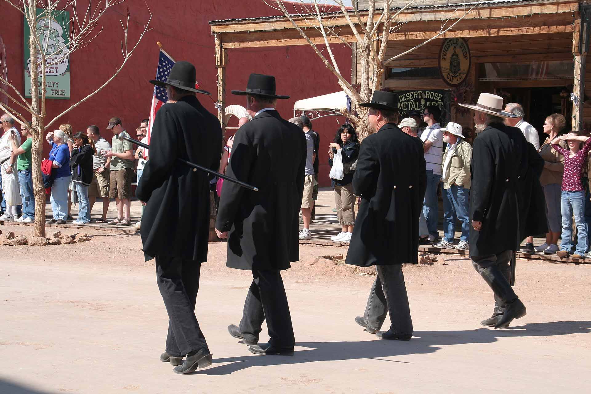 Tombstone, Arizona - Gunfights sind Geschmackssache, aber bei den meisten Touristen beliebt.