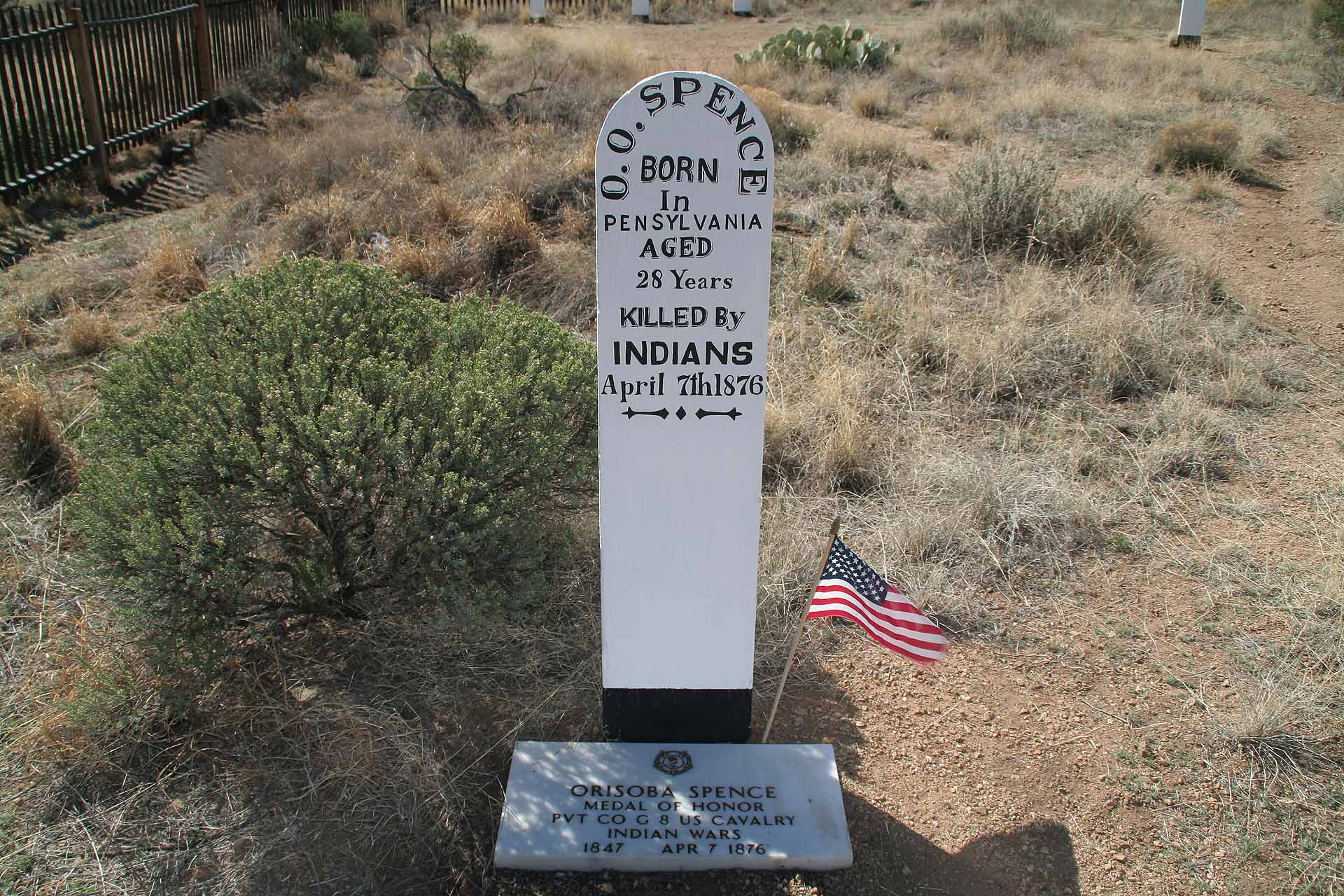 Der Apache Pass, Arizona - Der Friedhof des Fort Bowie