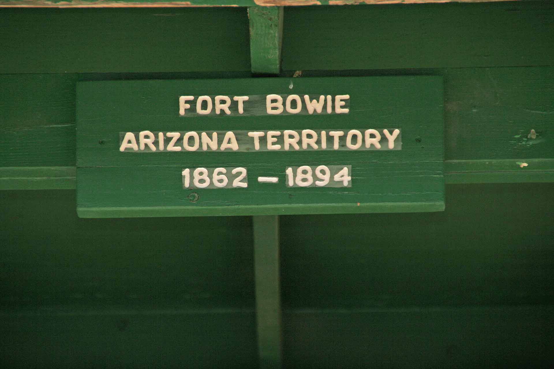 Der Apache Pass, Arizona - Fort Bowie