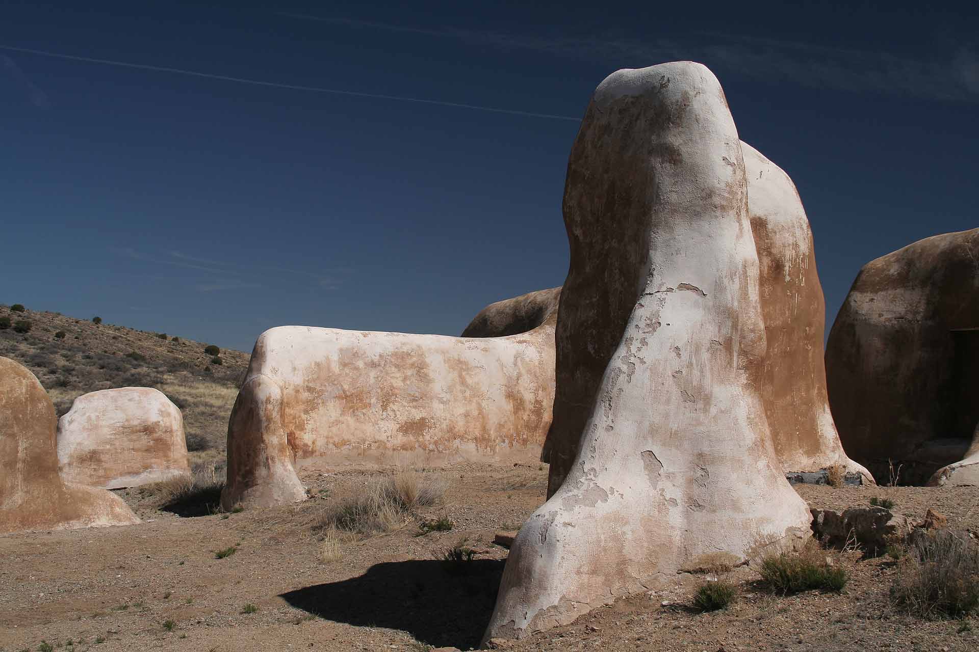 Der Apache Pass, Arizona - Fort Bowie - Die Reste der Adobemauern