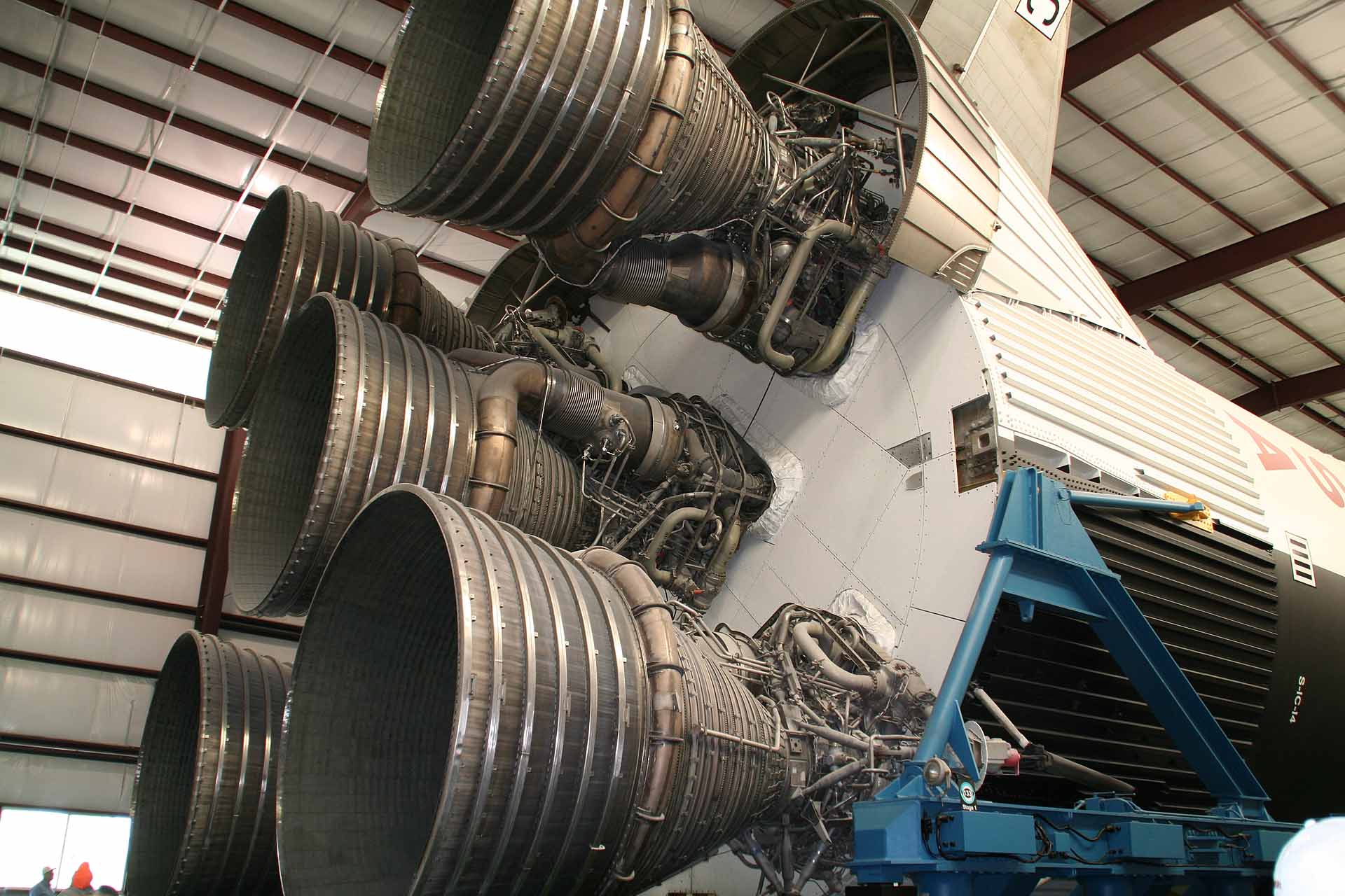 Texas, Houston Space Center - Saturn V Rakete