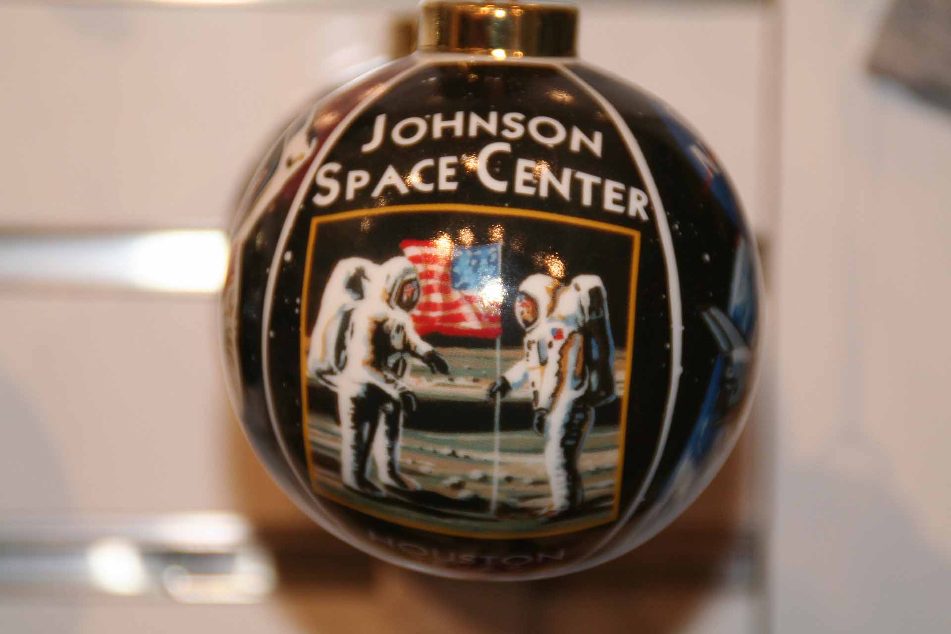 Texas, Houston Space Center - Christbaumschmuck mit Weltraummotiven
