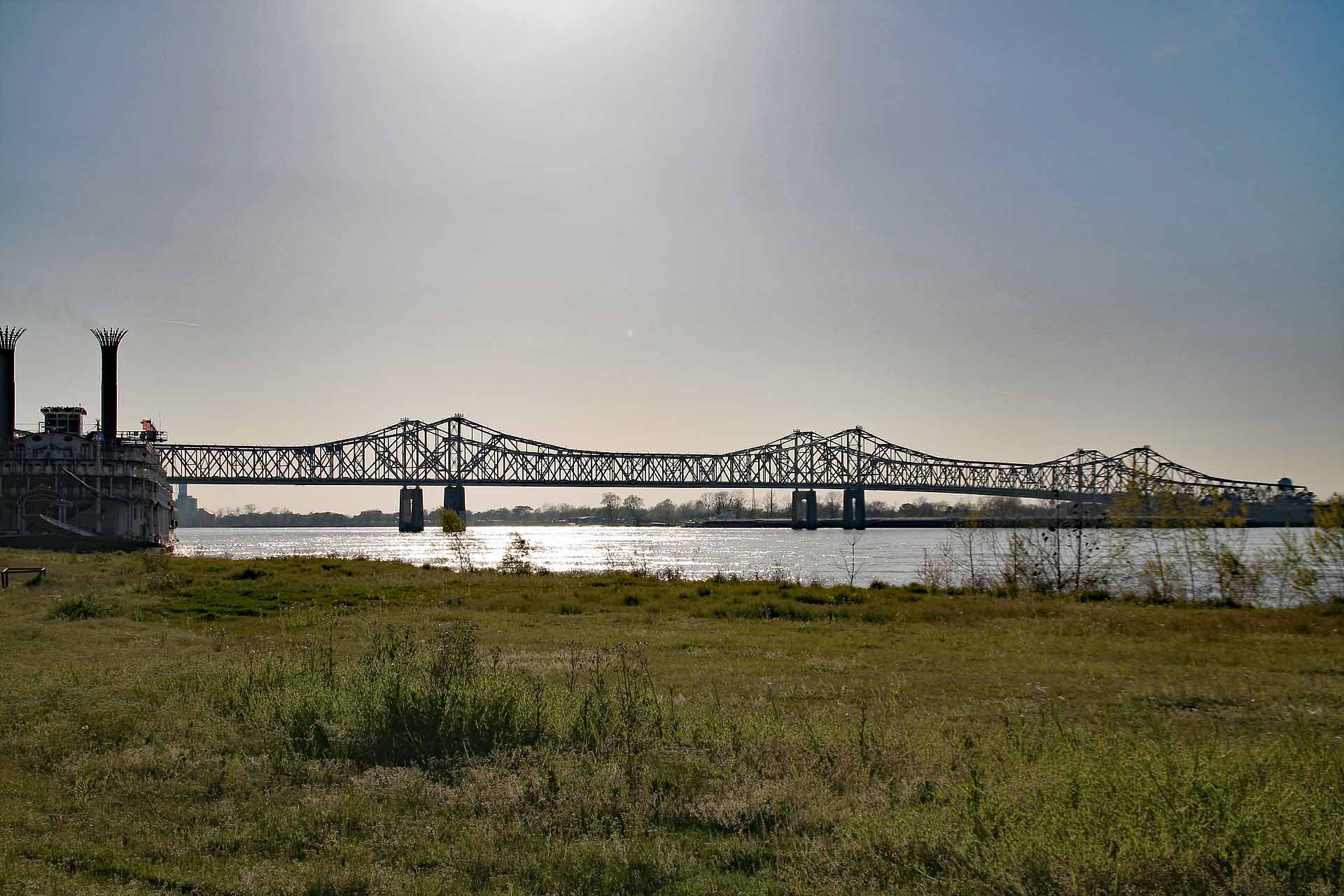 Natchez, die Brücke über den Mississippi