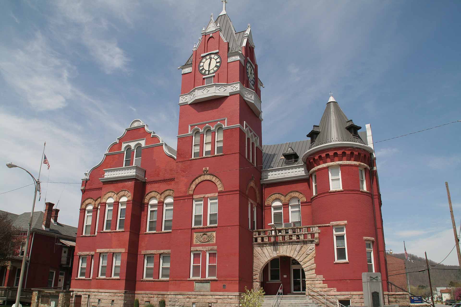 Das Rathaus in Parsons in West Virginia