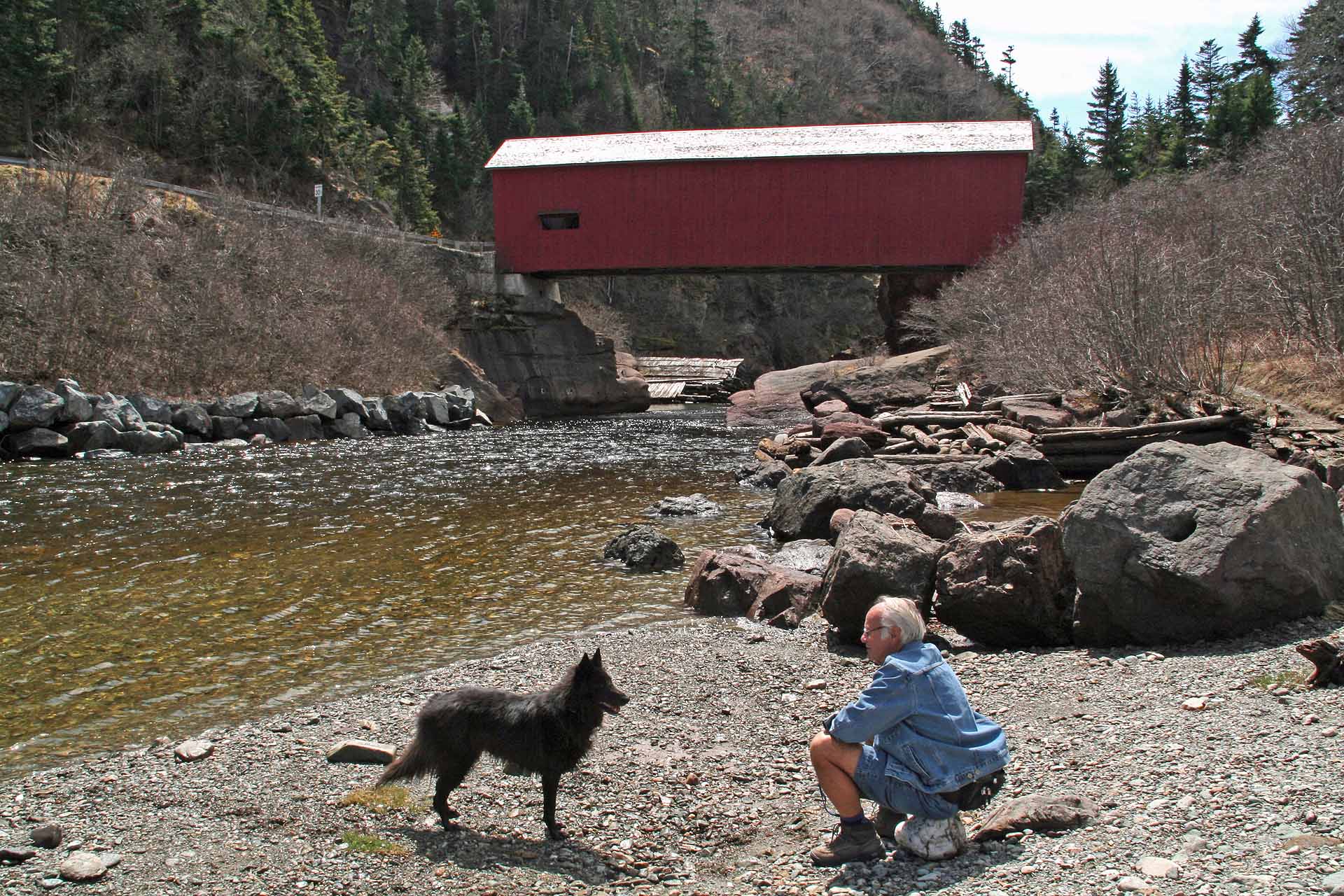 Fundy Nationalpark, New Brunswick - Covered Bridge am Point Wolfe