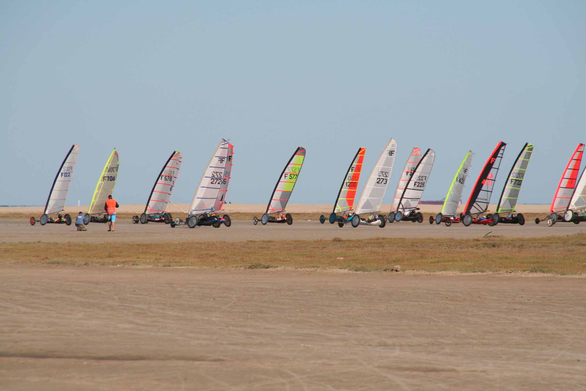 Strandsegler bei Leucate