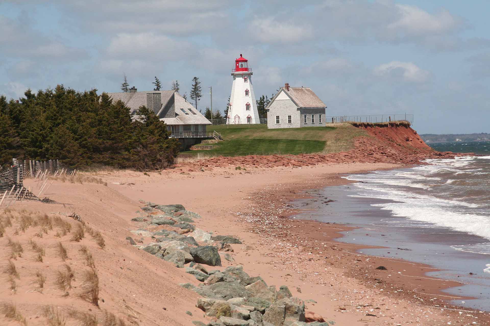 Prince Edward Island, Kanada - Die roten Strände sind typisch für die Insel
