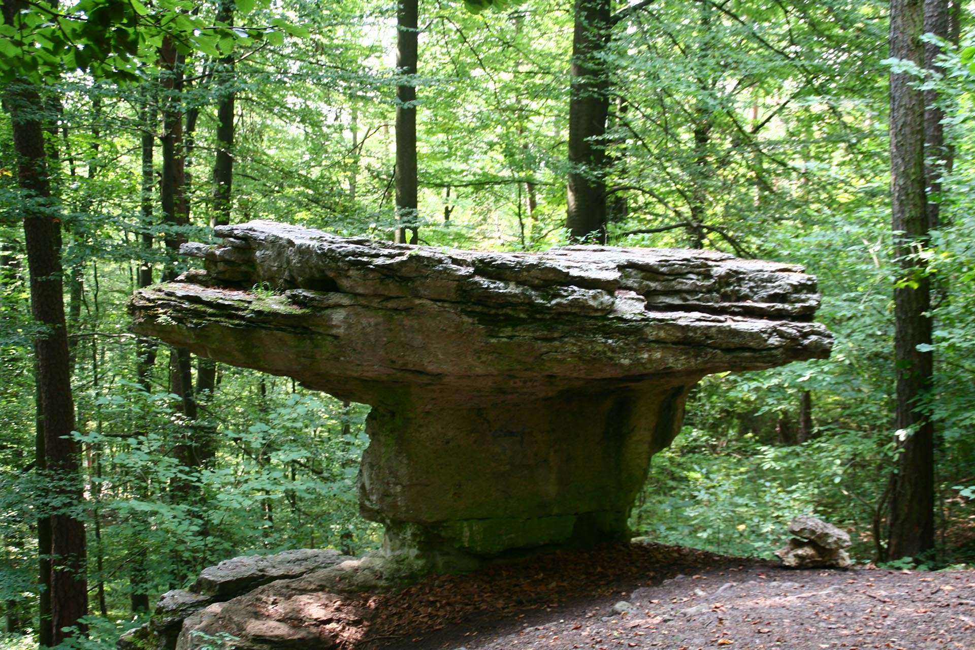 Der Teufelstisch am Eberhardsberg bei Igensdorf