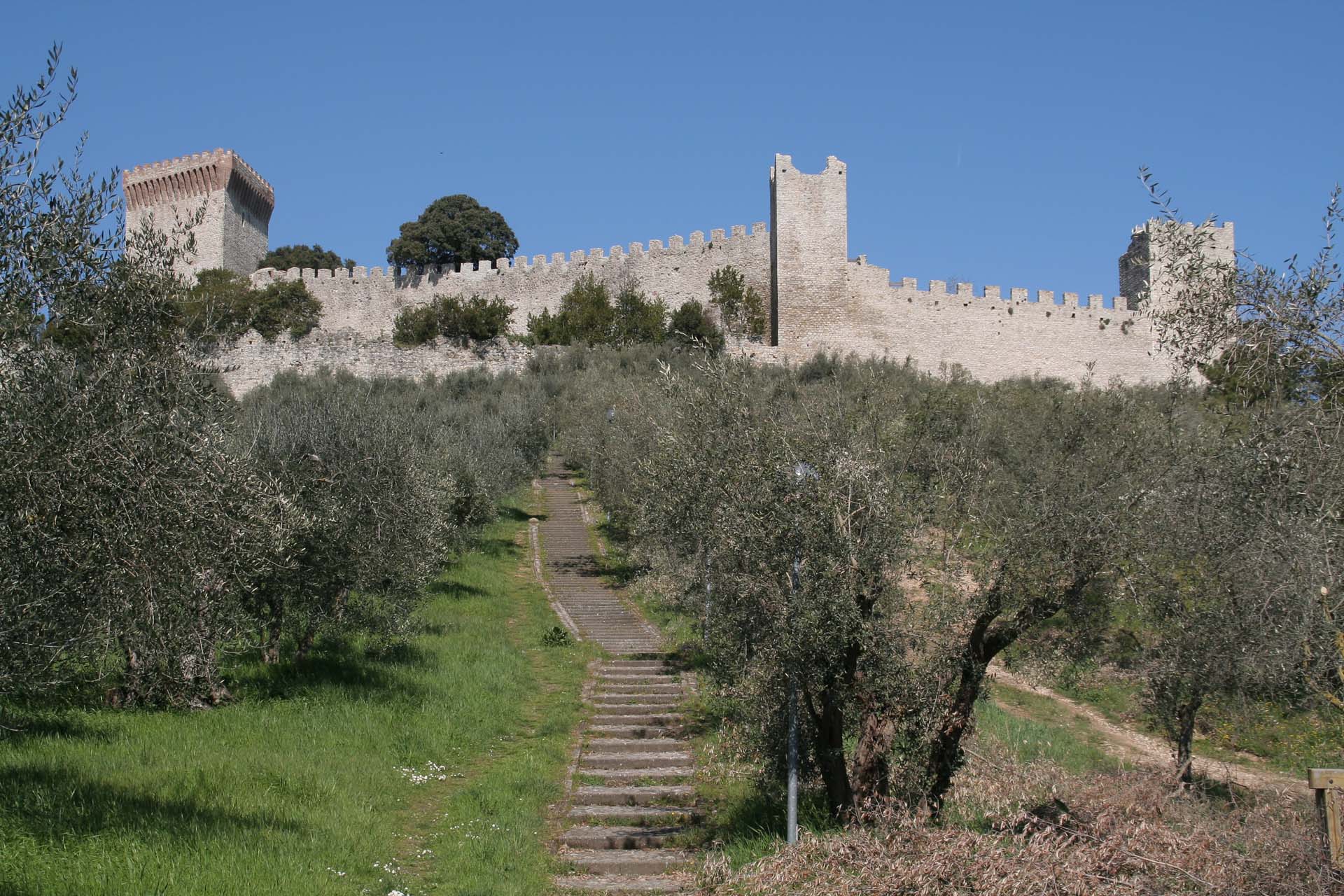 Umbrien, Castiglione del Lago am Lago di Trasimeno - Die Festung Rocca del Leone