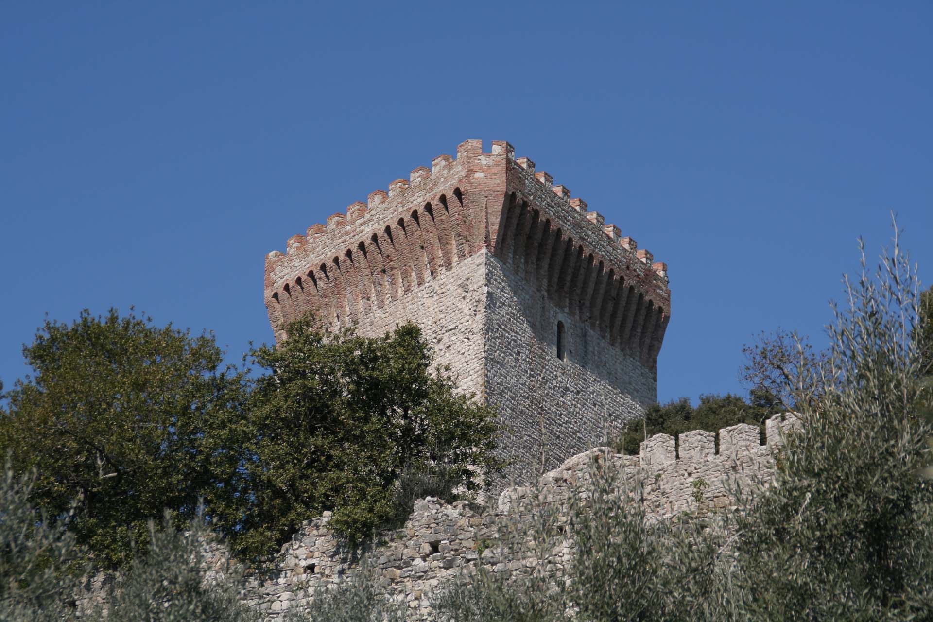 Umbrien, Castiglione del Lago am Lago di Trasimeno - Die Festung Rocca del Leone