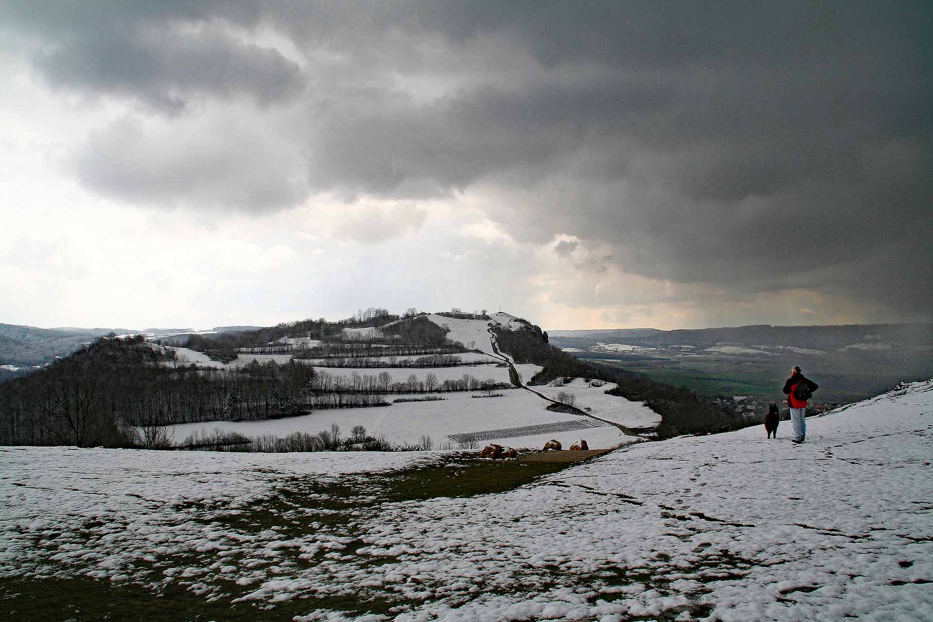 Blick vom Walberla auf den Rodenstein