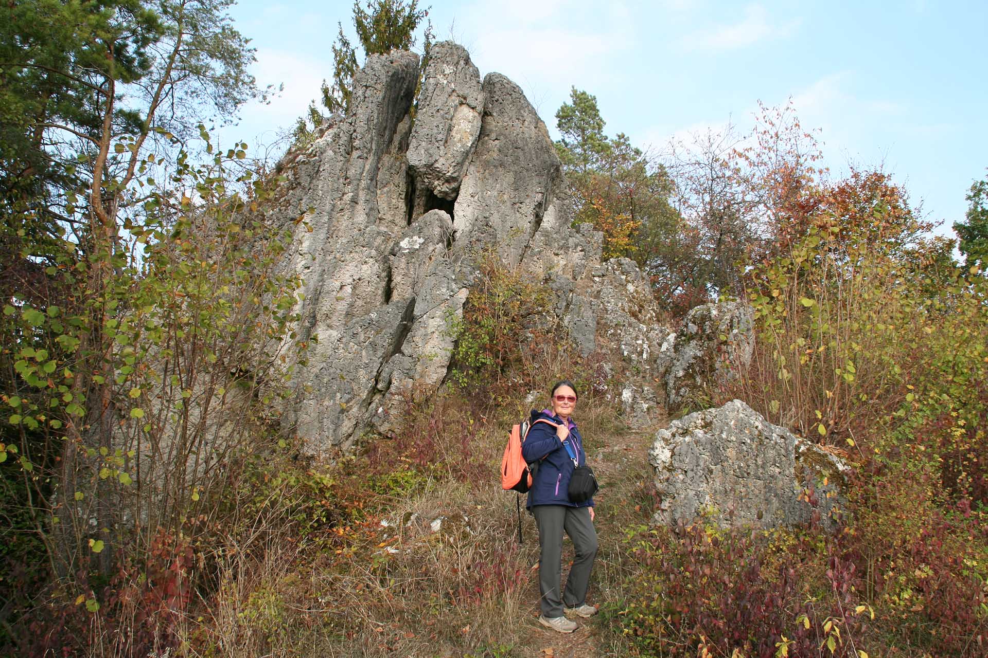 Die vielen Felsen machen den besonderen Reiz der Fränkischen Schweiz aus.