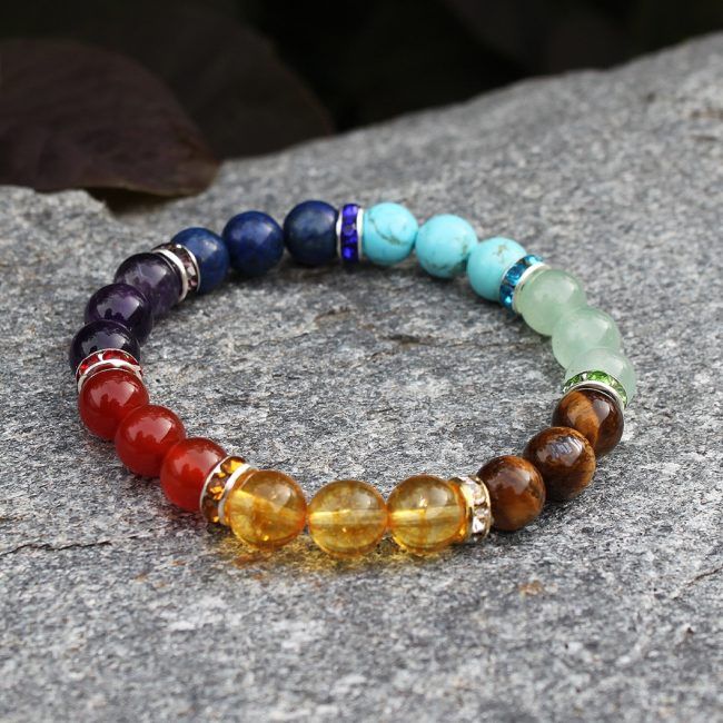 VOTRE bracelet artisanal 7 CHAKRAS