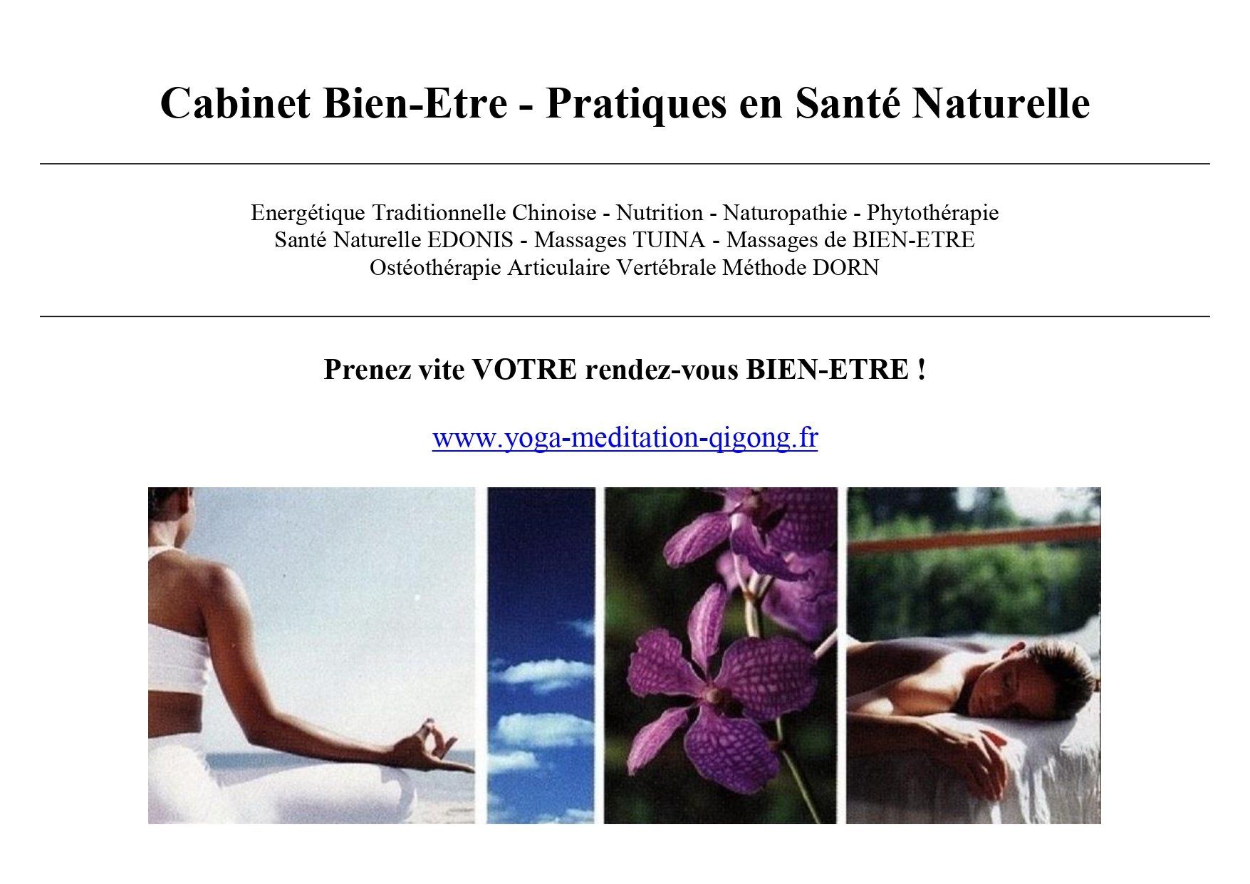 Cartes Cadeaux BIEN-ETRE à OFFRIR ou à S'OFFRIR