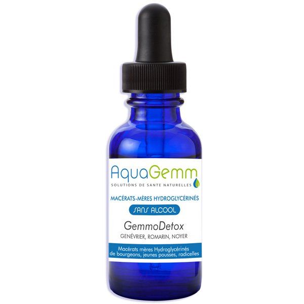 GEMMO DETOX AQUAGEMM - Genévrier - Noyer - Romarin