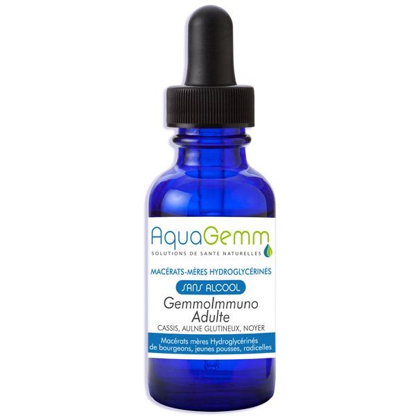 GEMMO IMMUNO ADULTE AQUAGEMM- Aulne glutineux - Noyer - Cassis