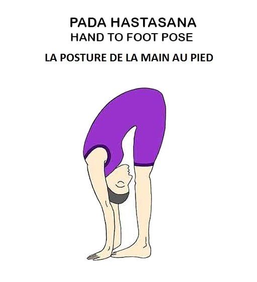 PadaHastasana - la posture de la main au pied - the hand to foot pose
